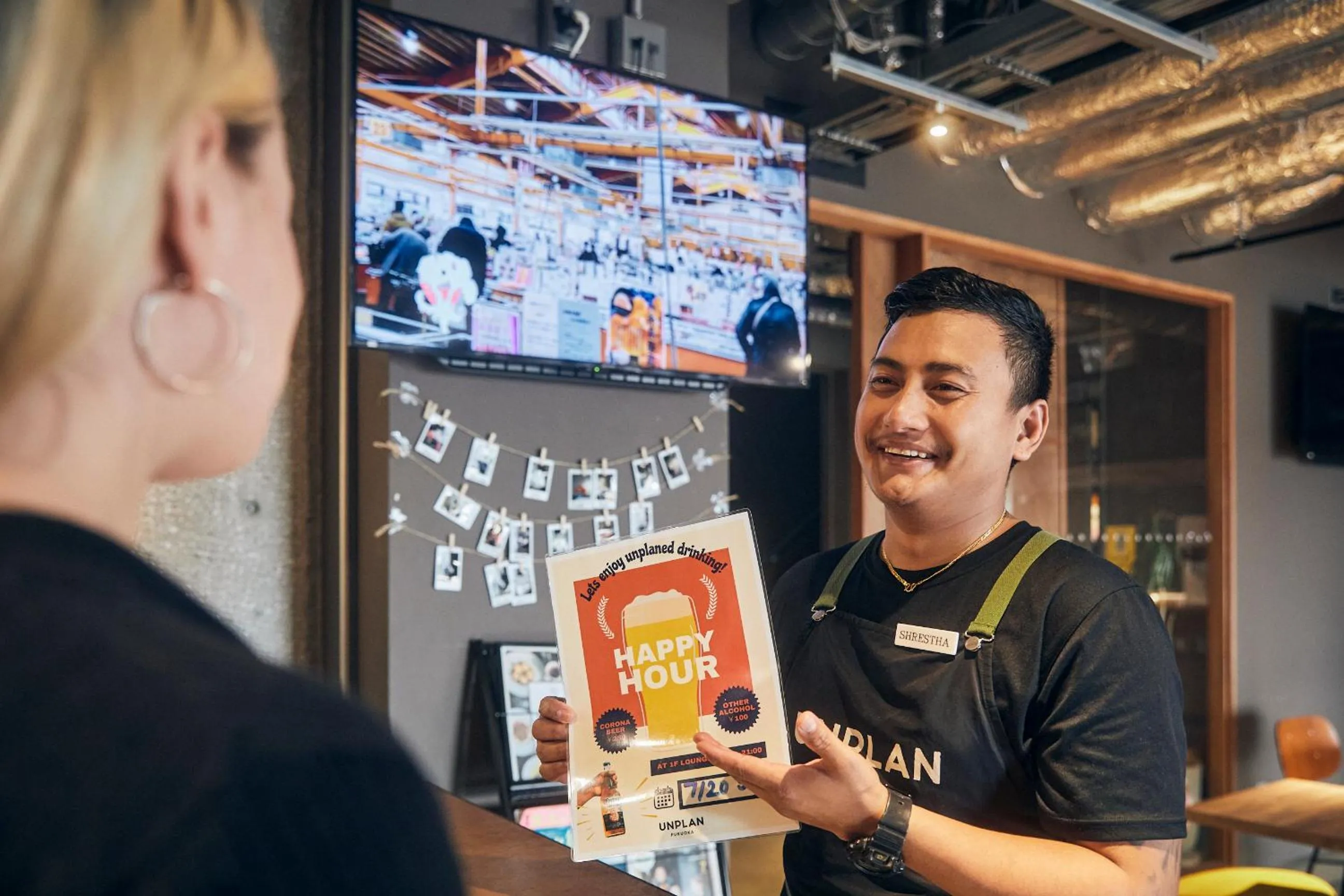 Lobby or reception in UNPLAN Fukuoka