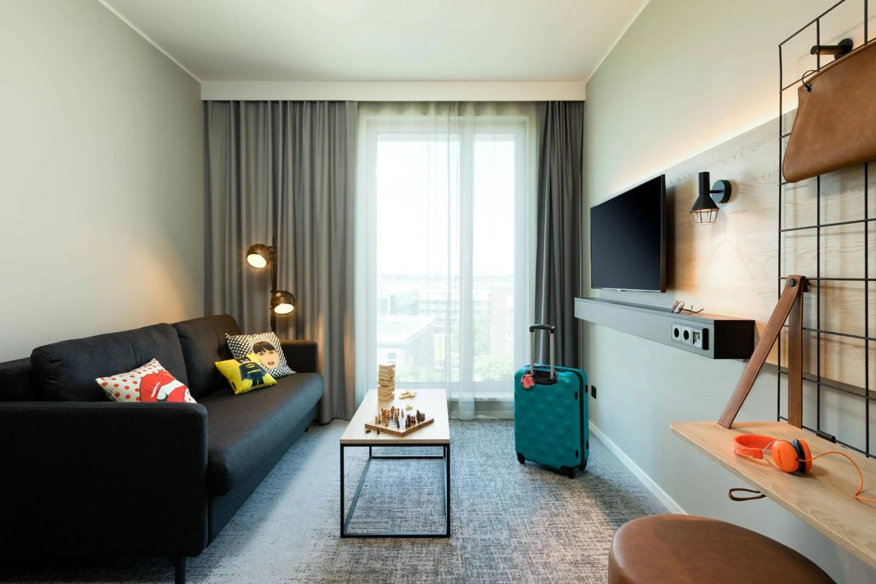 Photo of the whole room in Moxy Utrecht