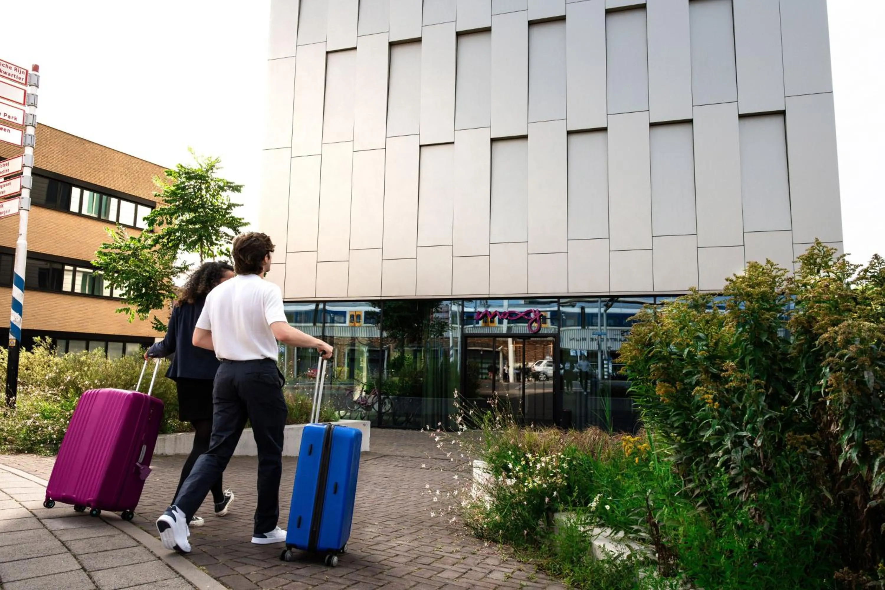View (from property/room) in Moxy Utrecht