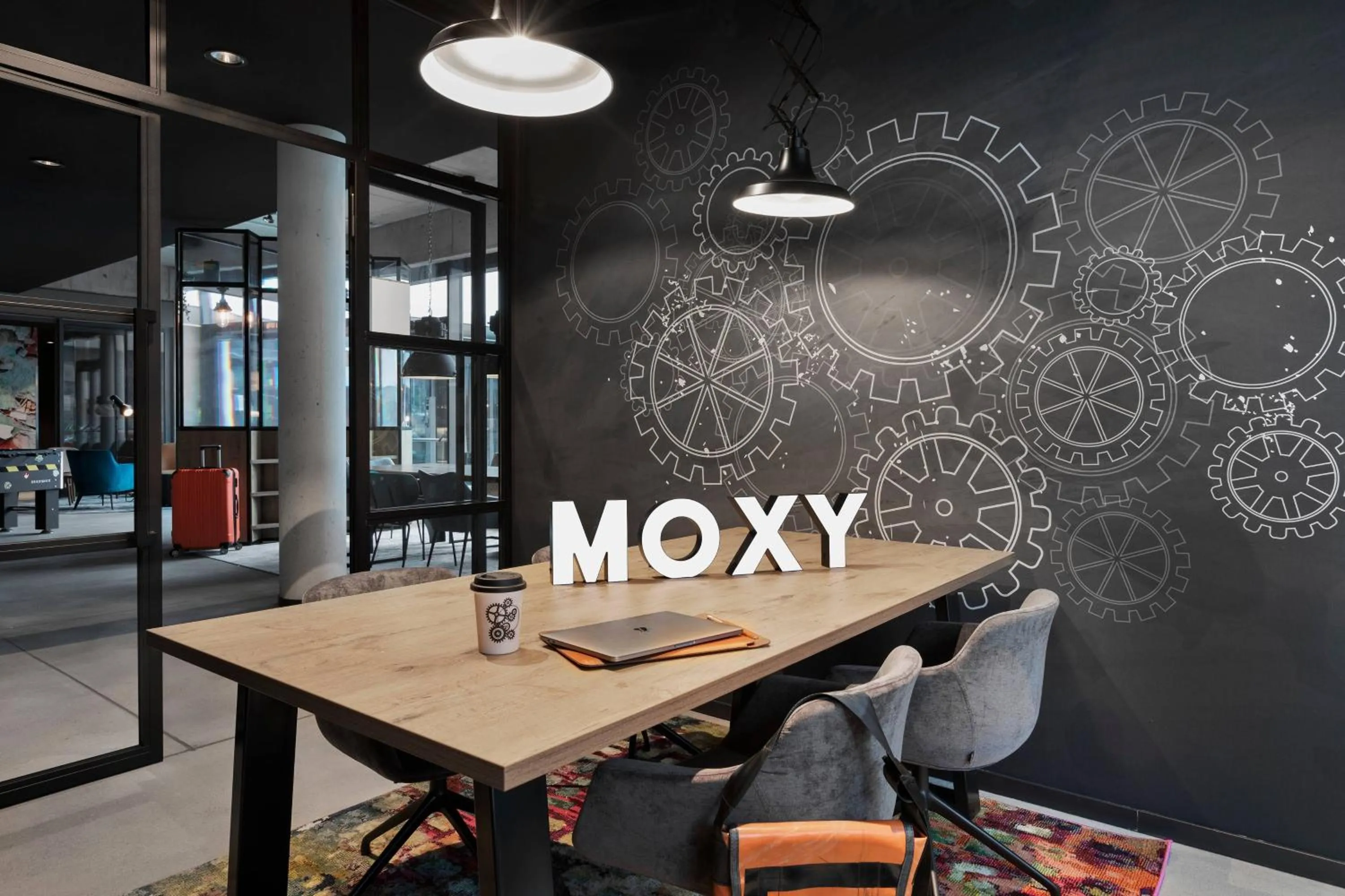 Meeting/conference room in Moxy Hamburg Altona