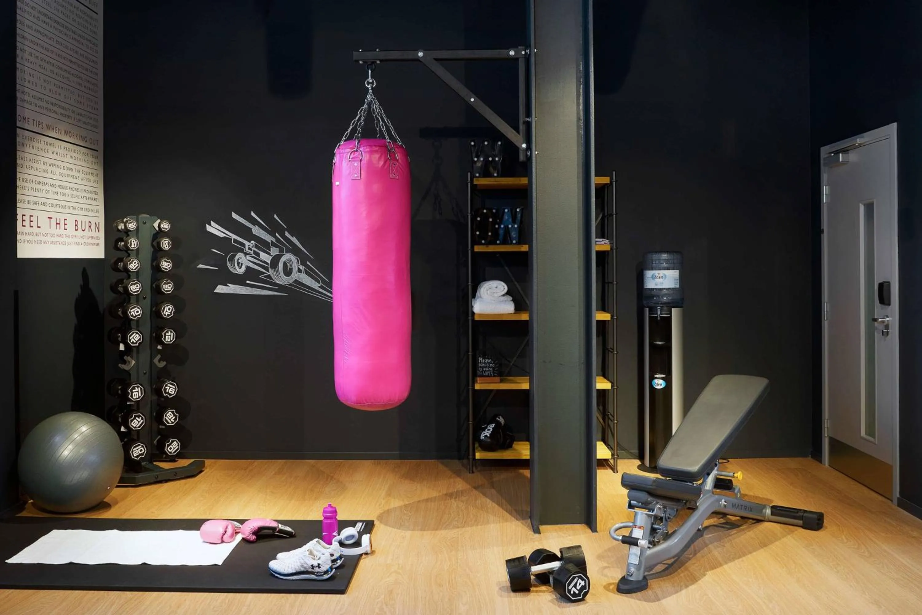 Fitness centre/facilities in Moxy Milton Keynes