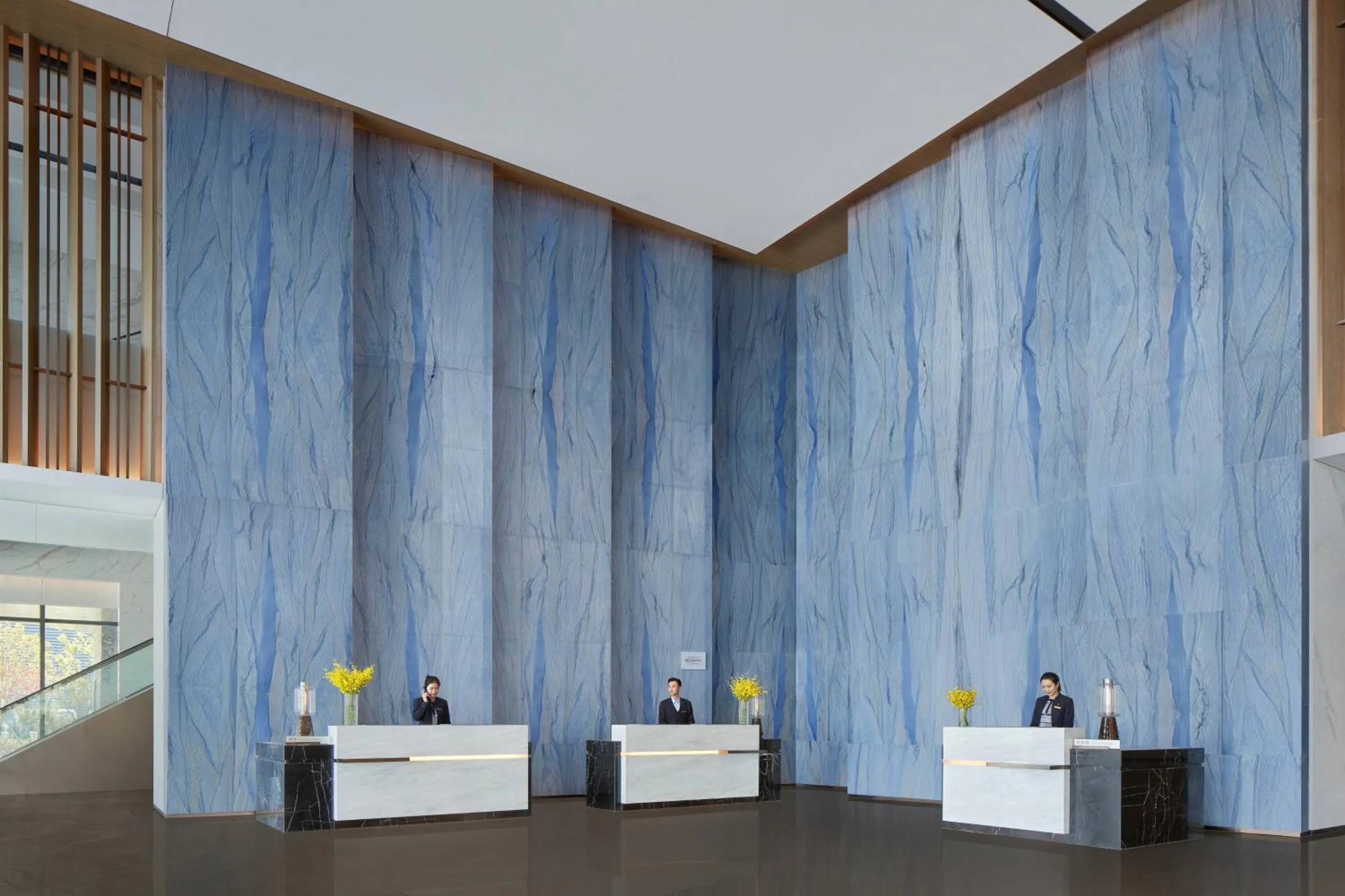 Lobby or reception in Yancheng Marriott Hotel