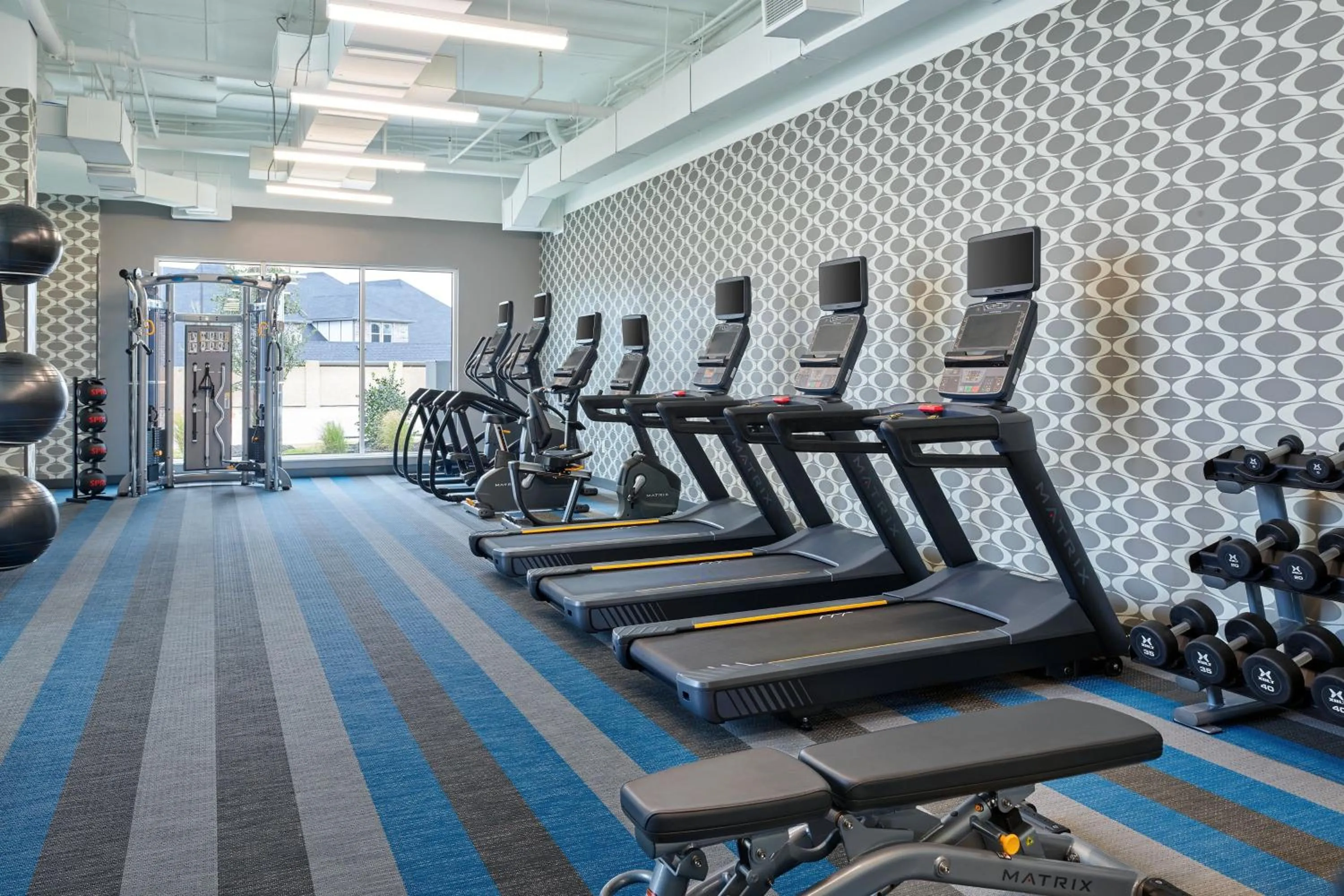 Fitness centre/facilities in Aloft Trophy Club Westlake