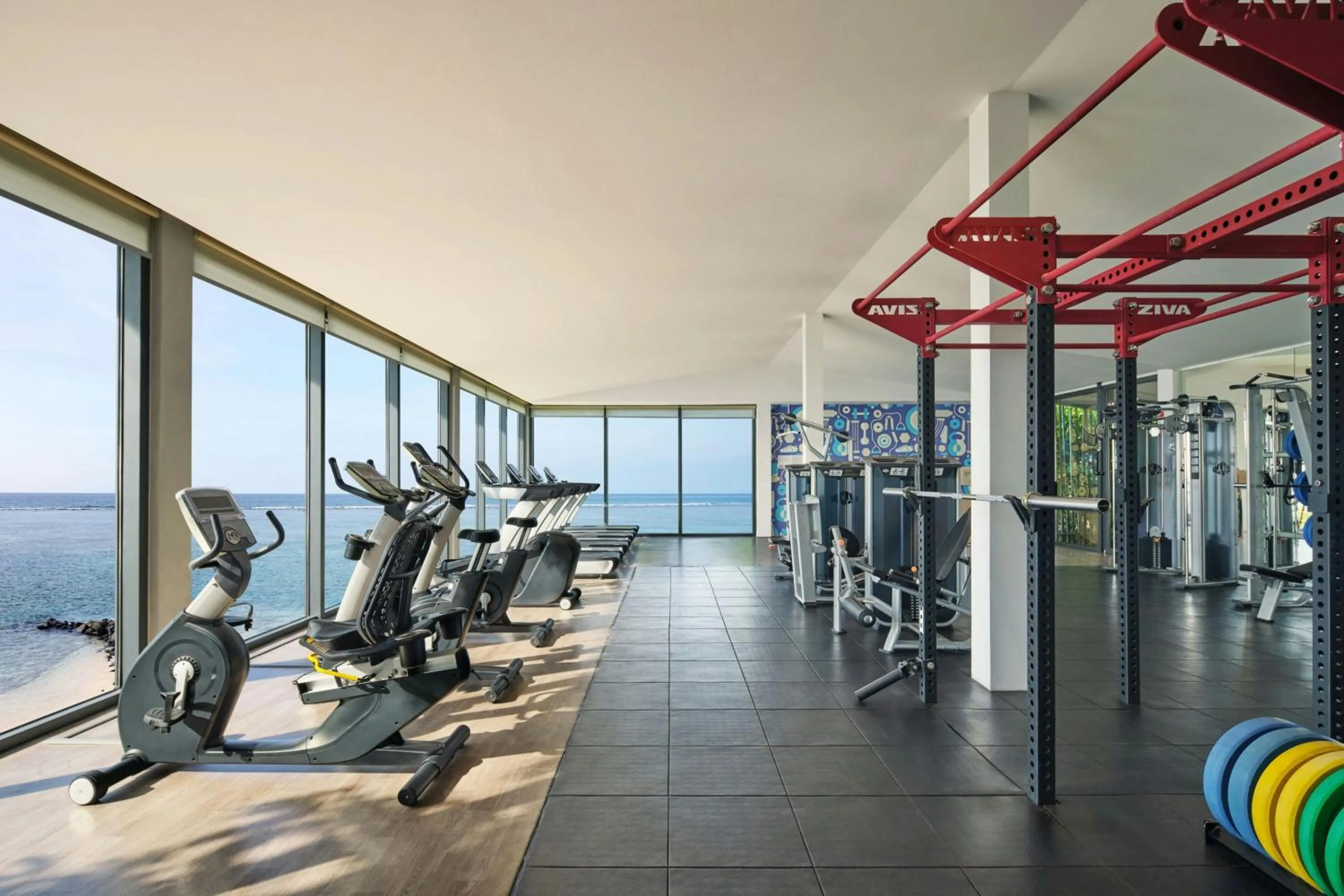 Fitness centre/facilities in Le Meridien Maldives Resort & Spa