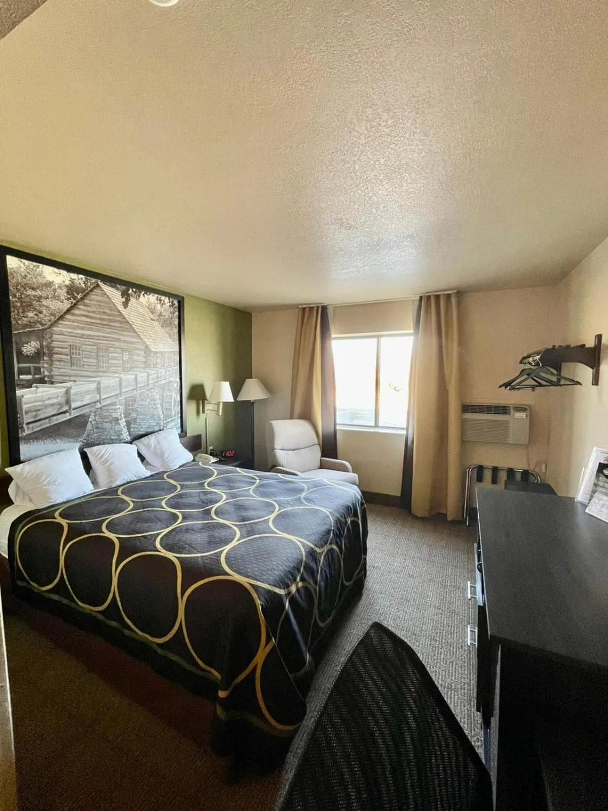 Bed in Super 8 by Wyndham Macon