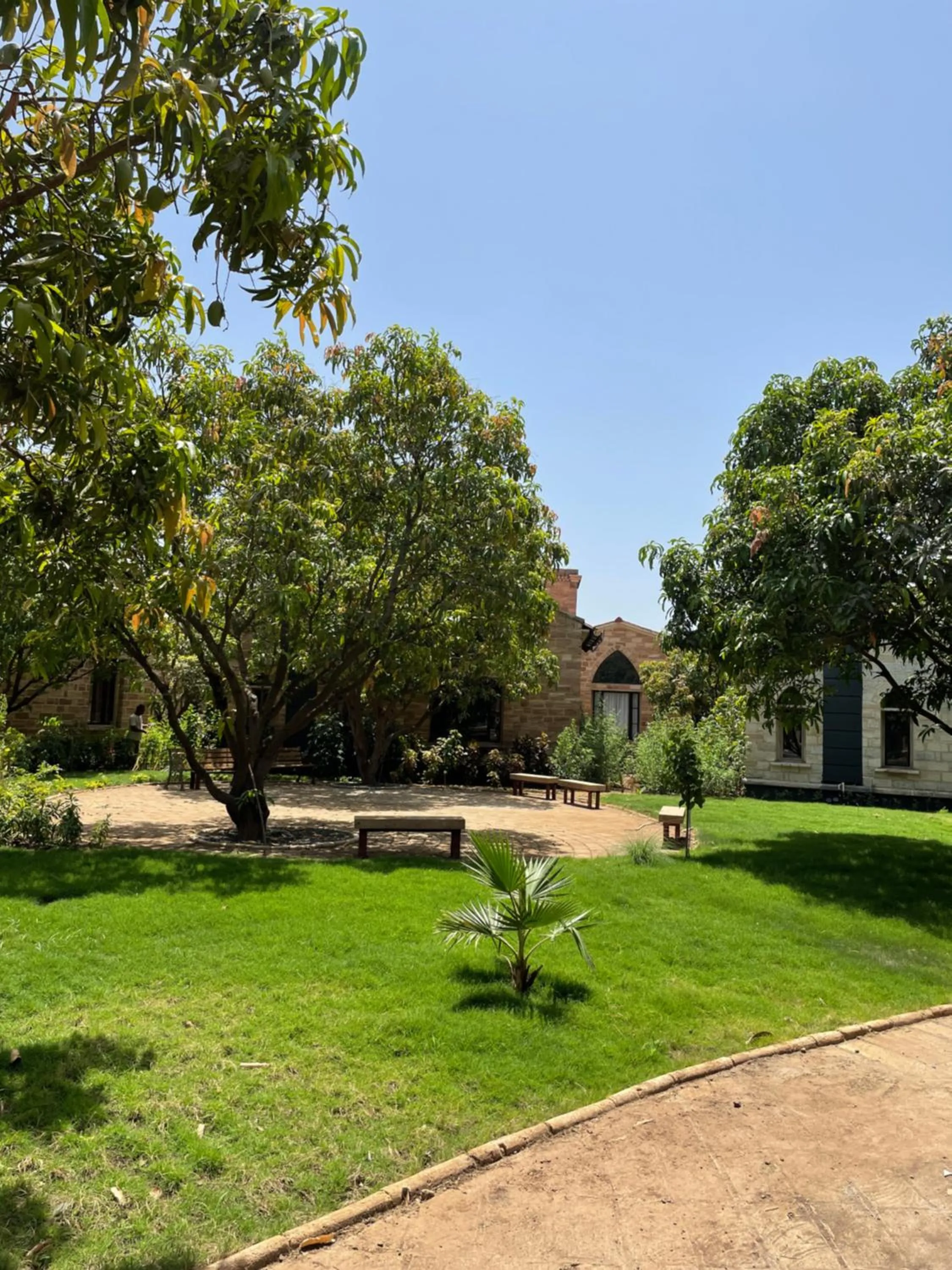 Garden in The Postcard Gir Wildlife Sanctuary