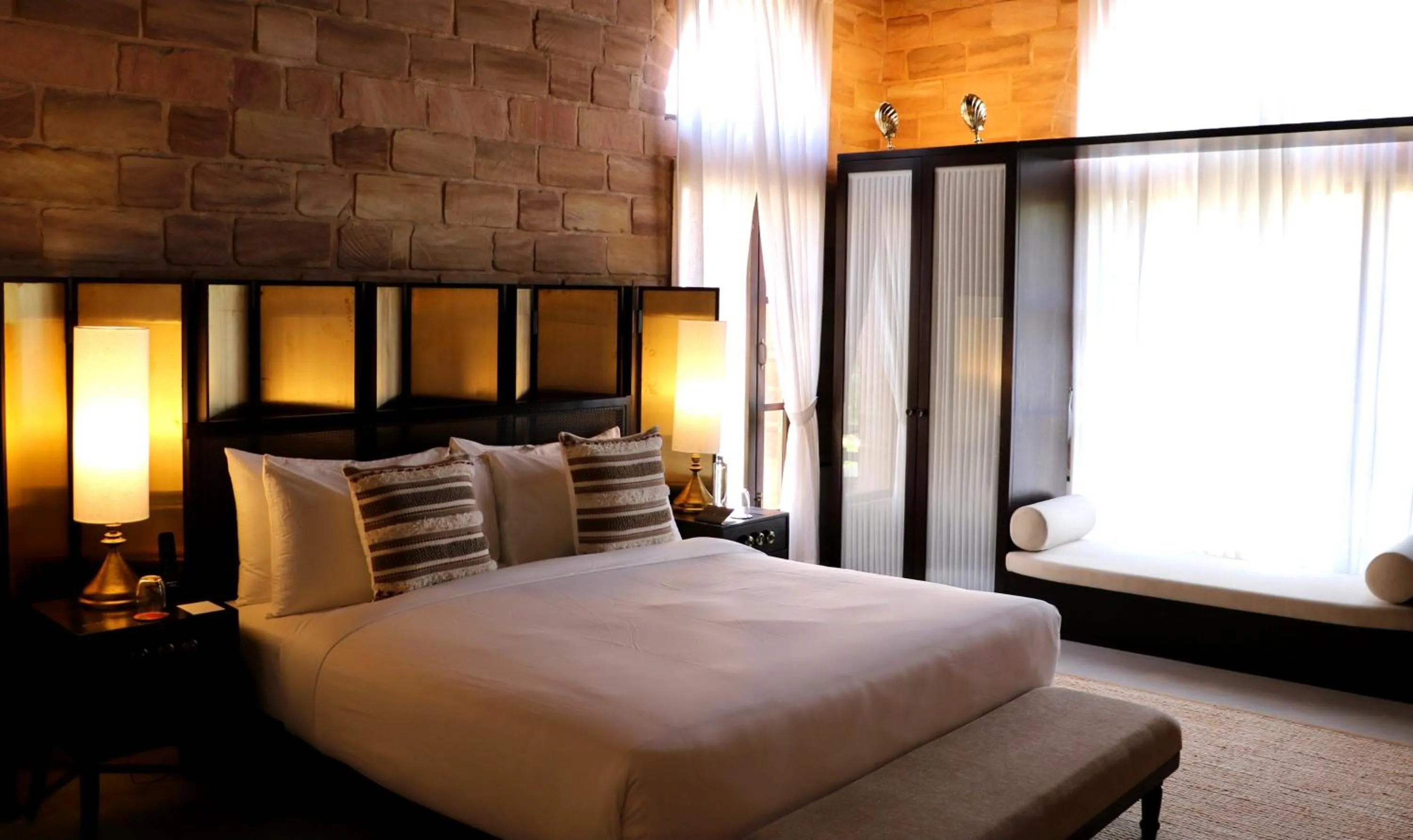 Bedroom, Bed in The Postcard Gir Wildlife Sanctuary