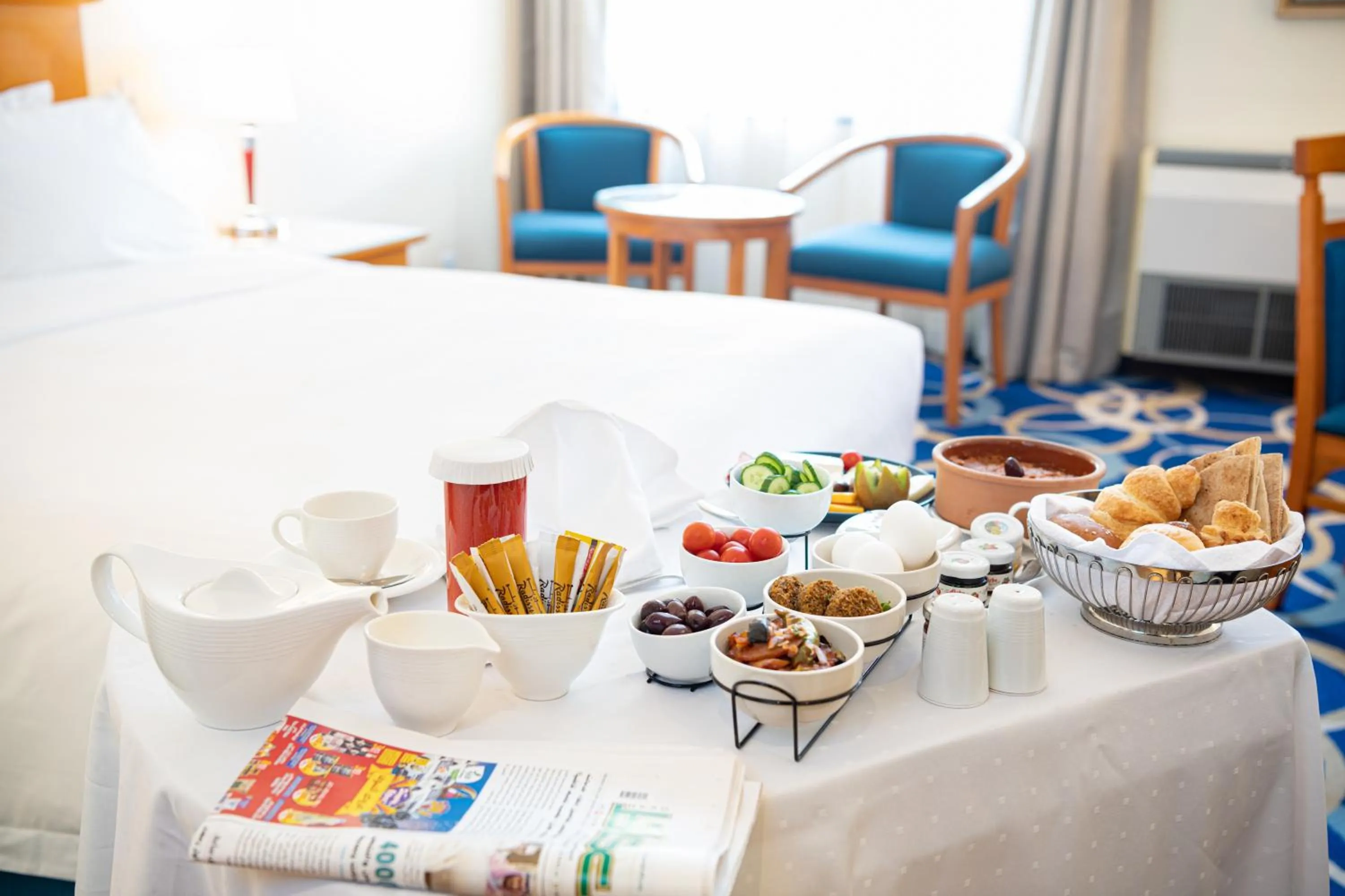 Food and drinks in Radisson Blu Hotel, Yanbu