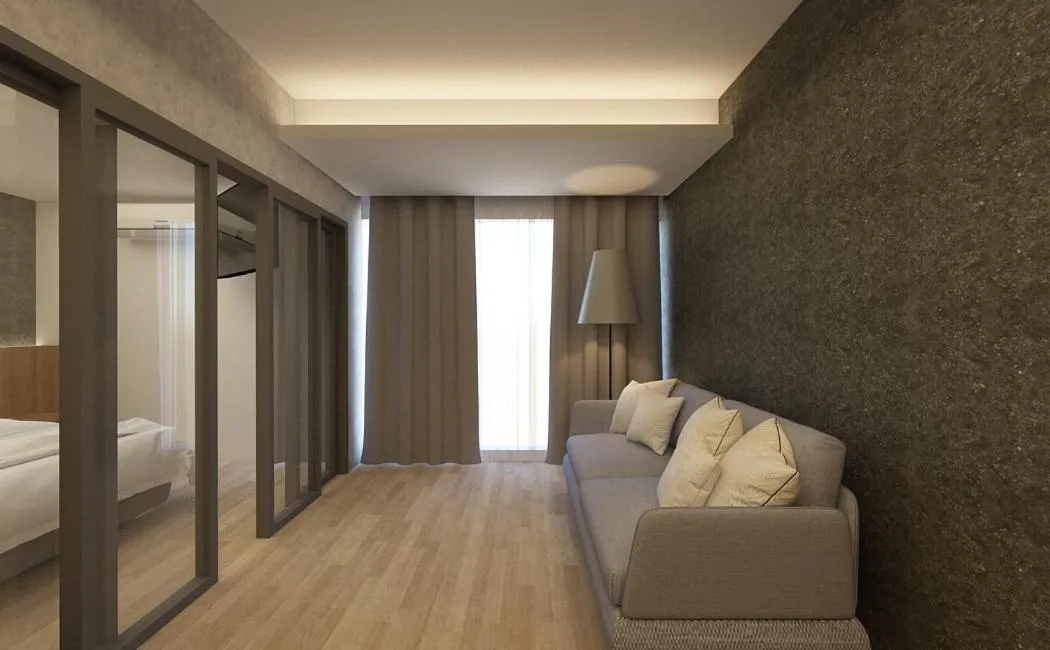 Seating area, Bed in Zone Hotel Ipoh