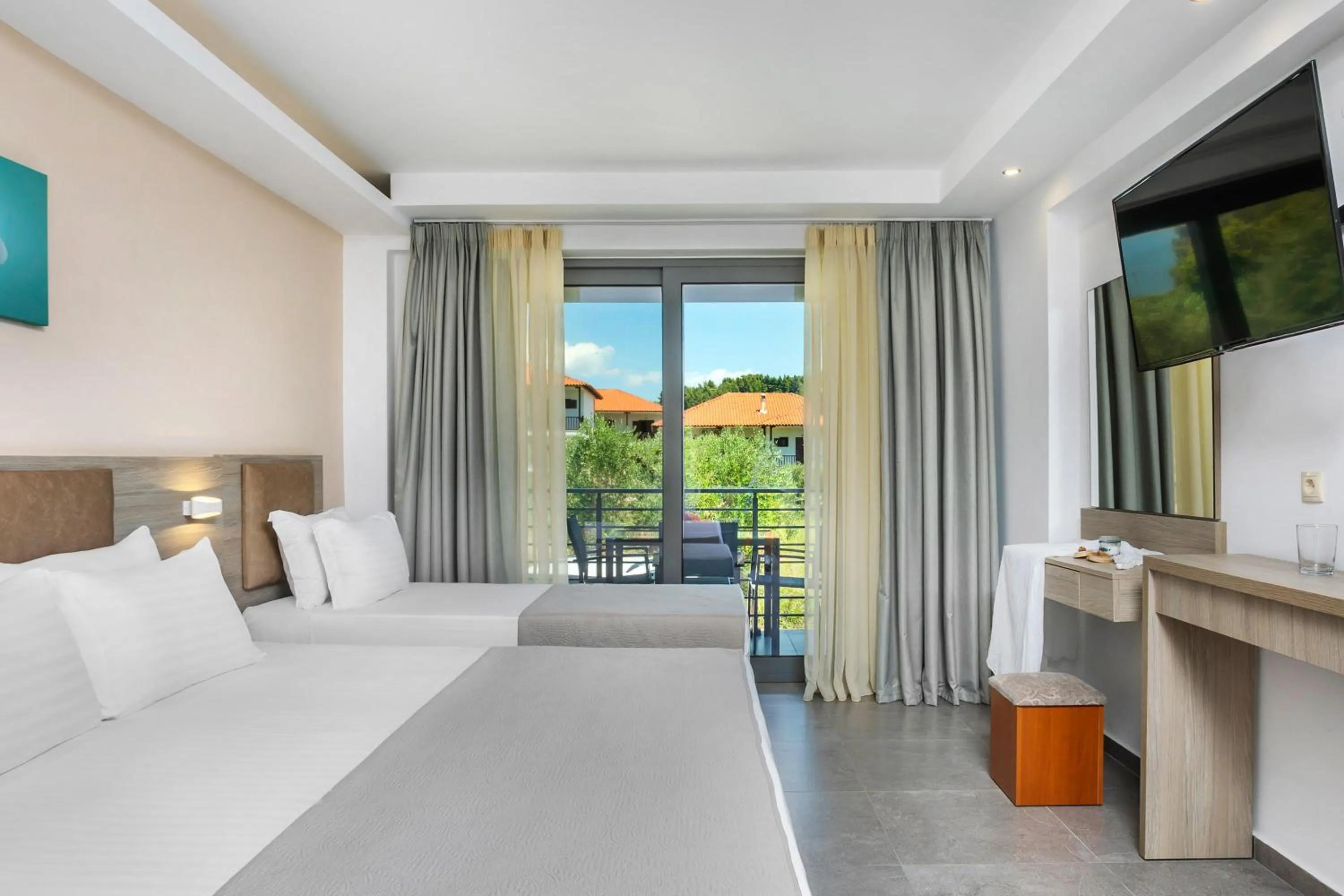 Bedroom, Bed in NewStory Suites Possidi