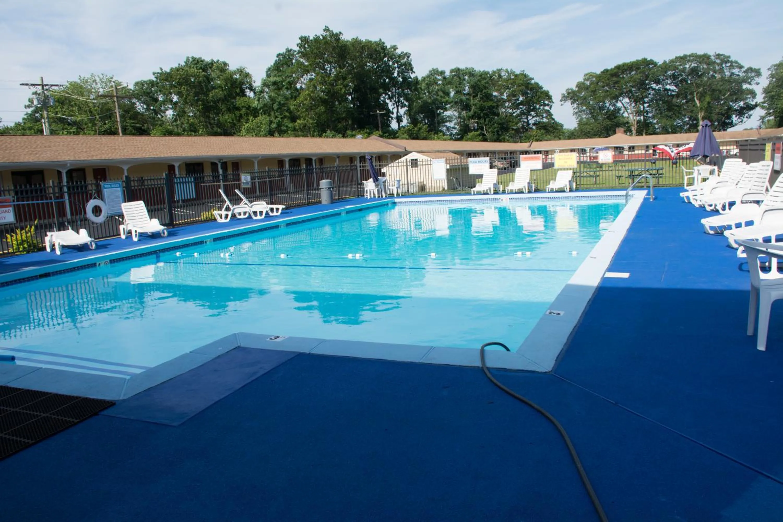 Pool view in Atlantic Inn and Suites - Wall Township