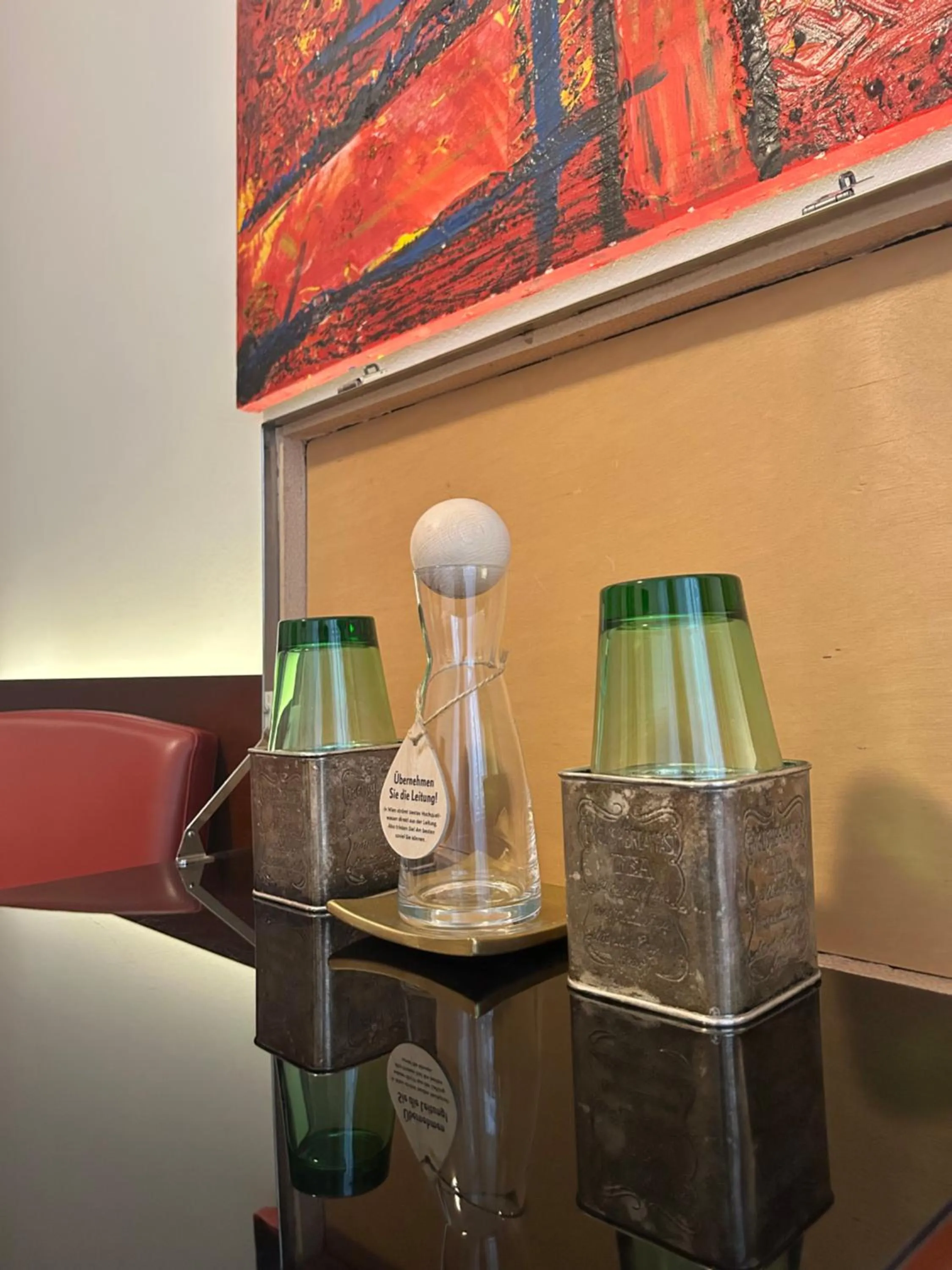 Decorative detail in Pension Stadthalle