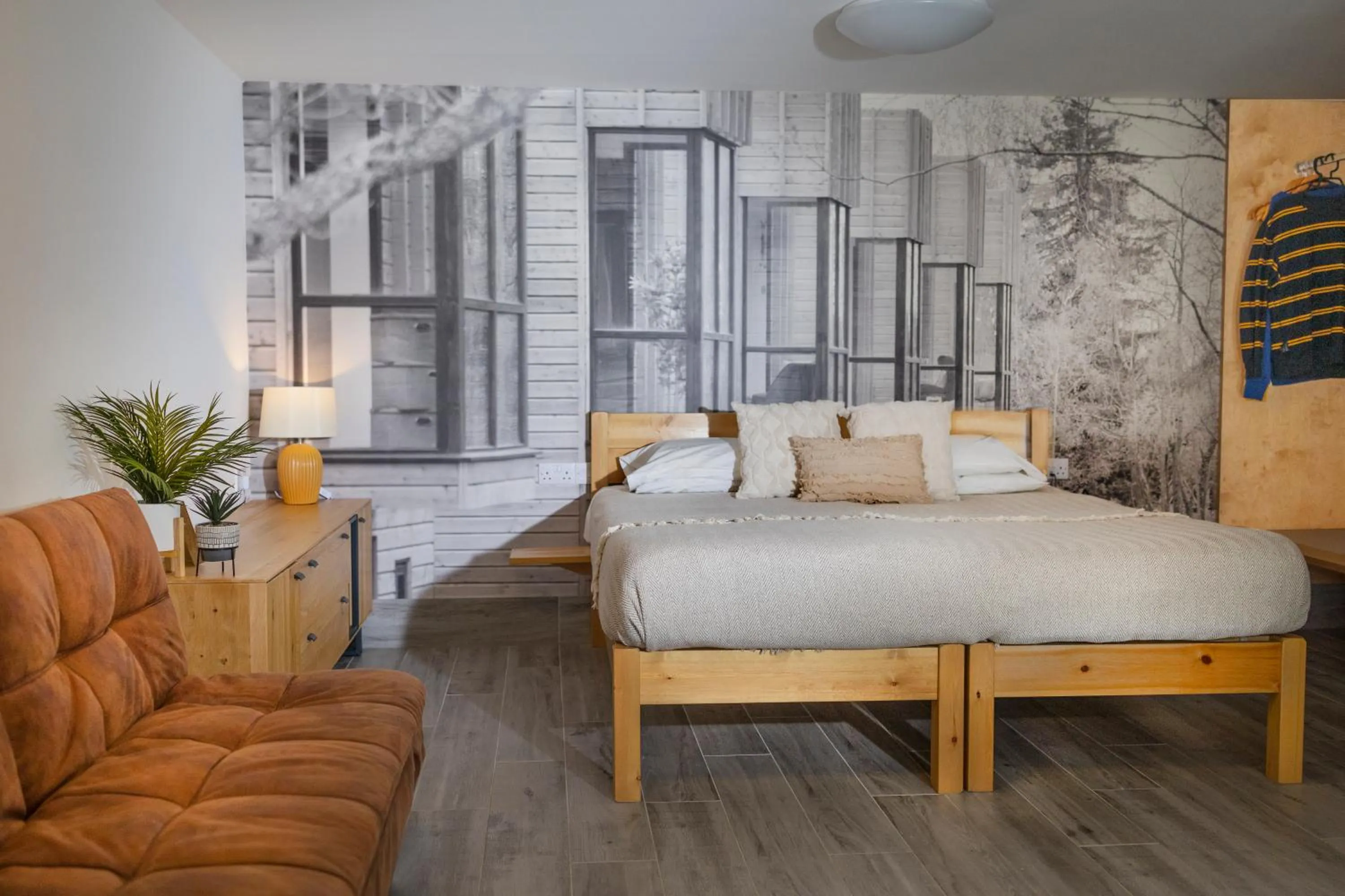 Bed in Lodges at Flimwell Park