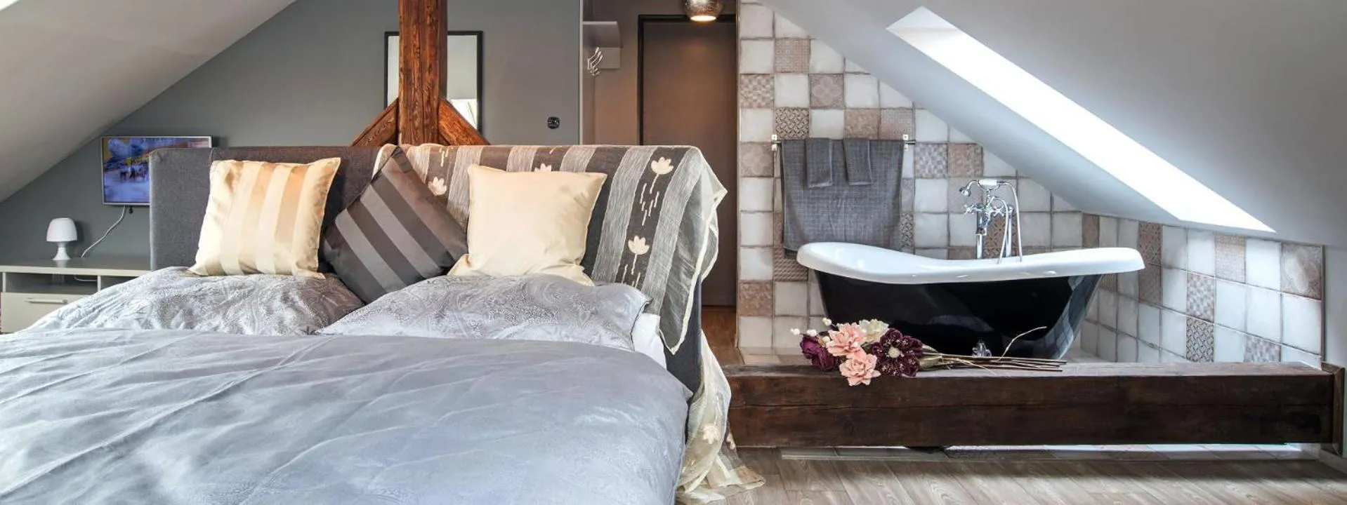 Bed in Libušina Villa