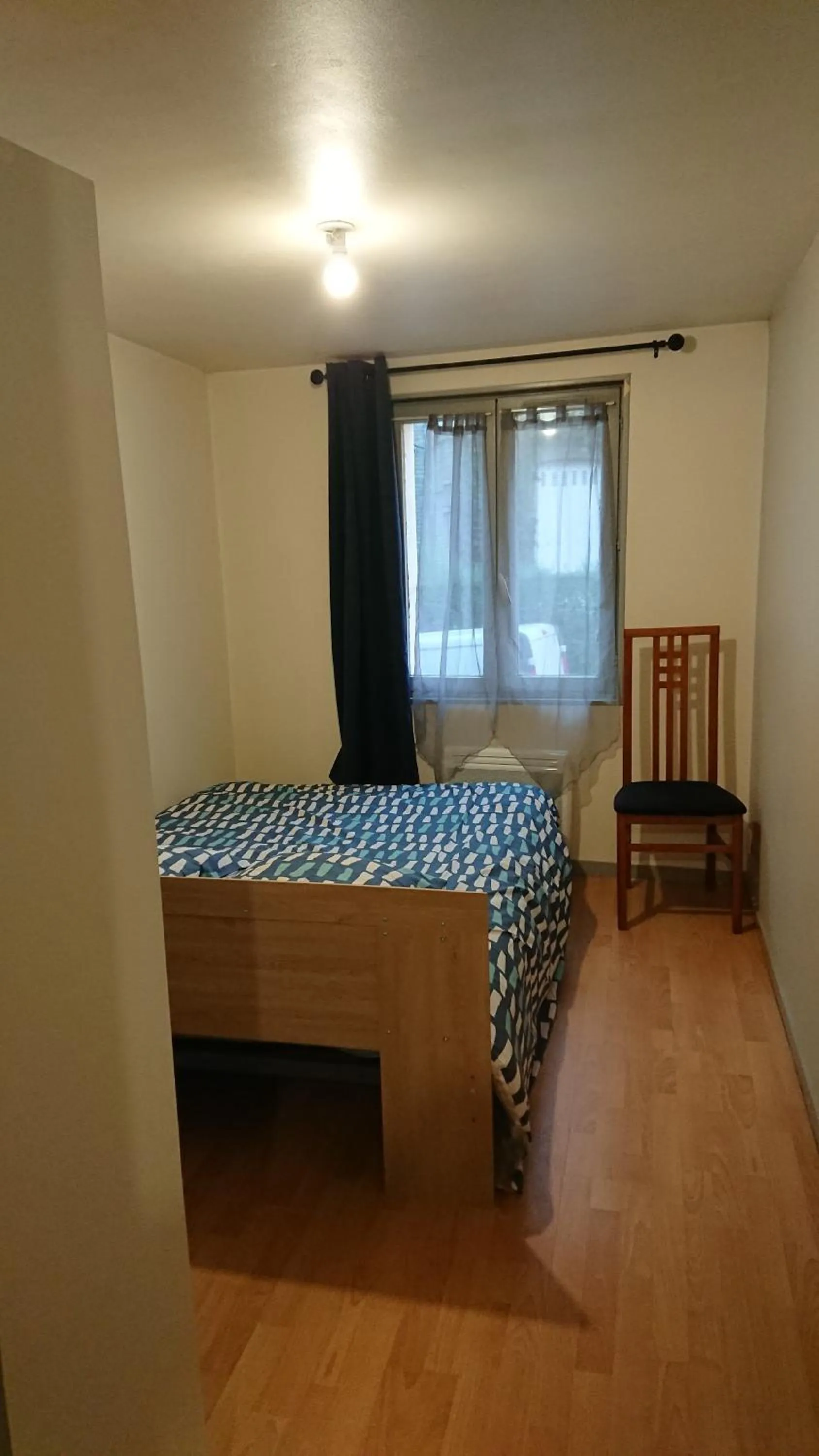 Bedroom, Bed in Appartement Rouen à 400 m de la gare