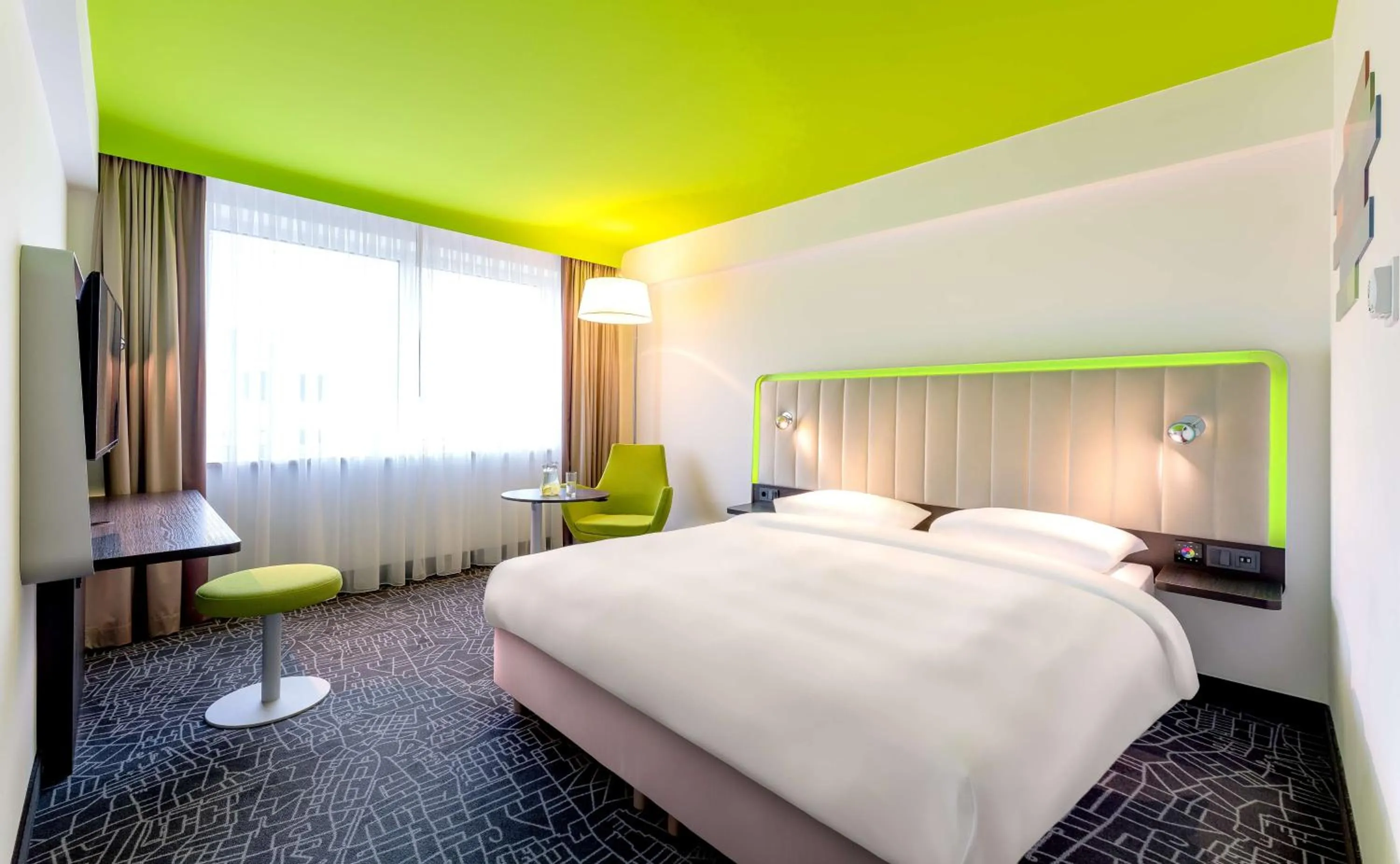Bedroom, Bed in Park Inn by Radisson Nürnberg