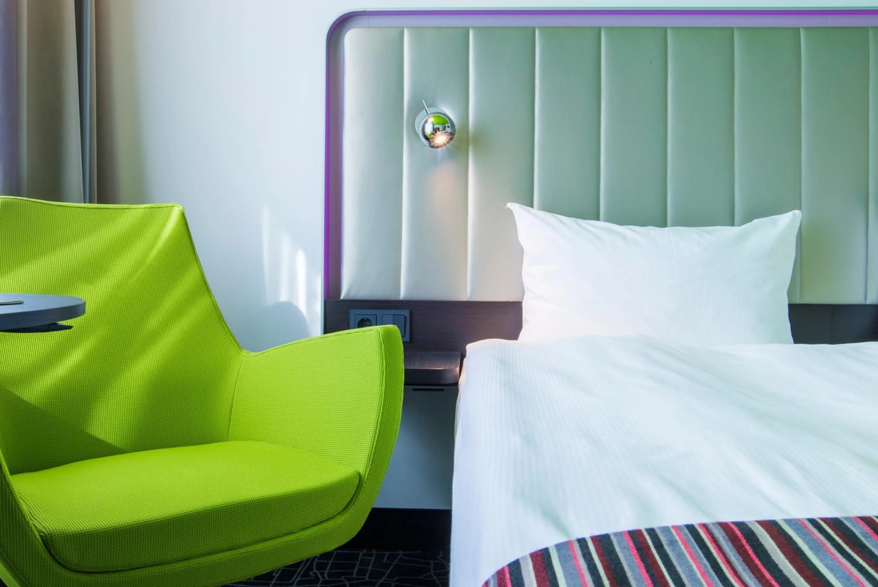 Decorative detail, Bed in Park Inn by Radisson Nürnberg