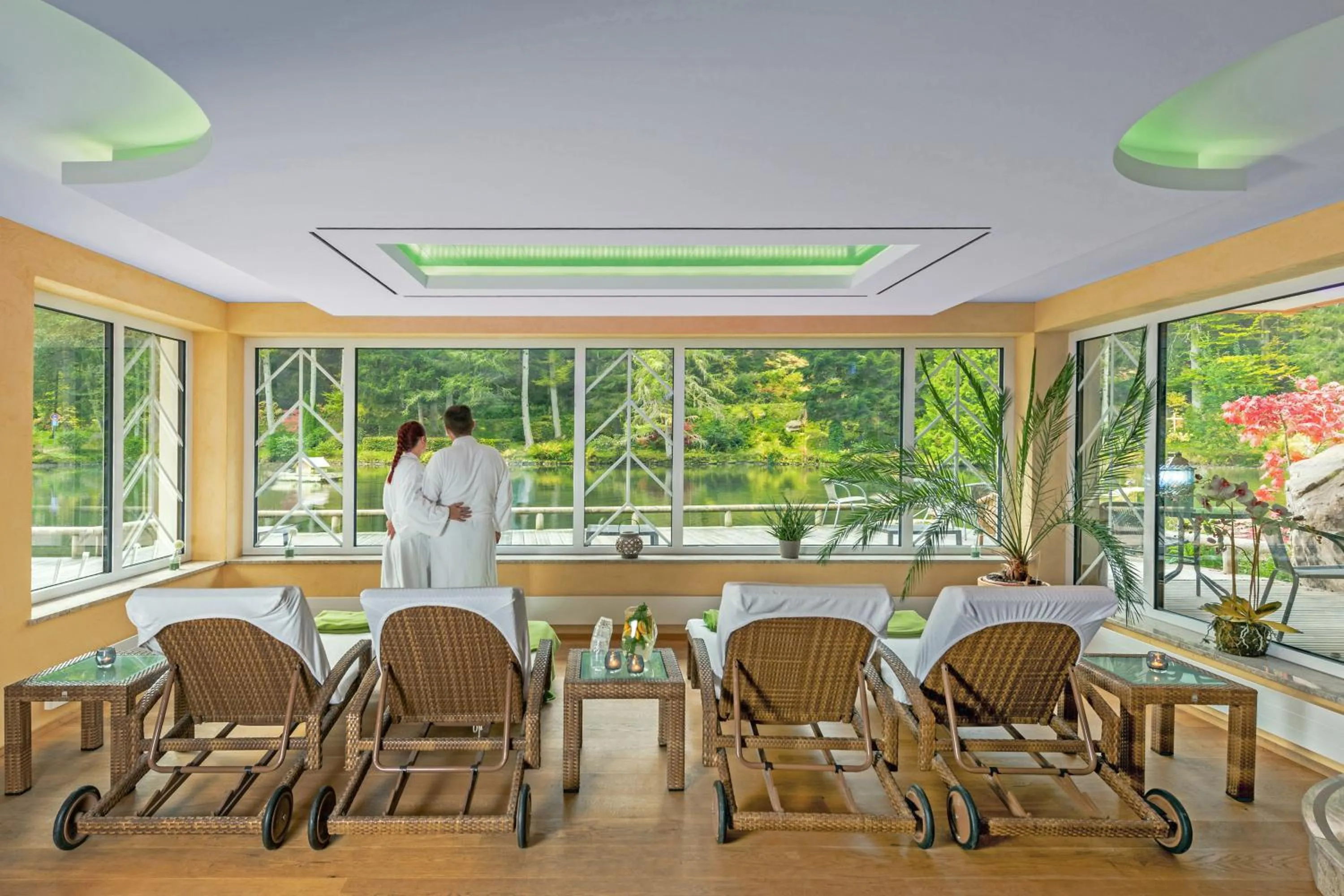 Spa and wellness centre/facilities in Hotel Langenwaldsee
