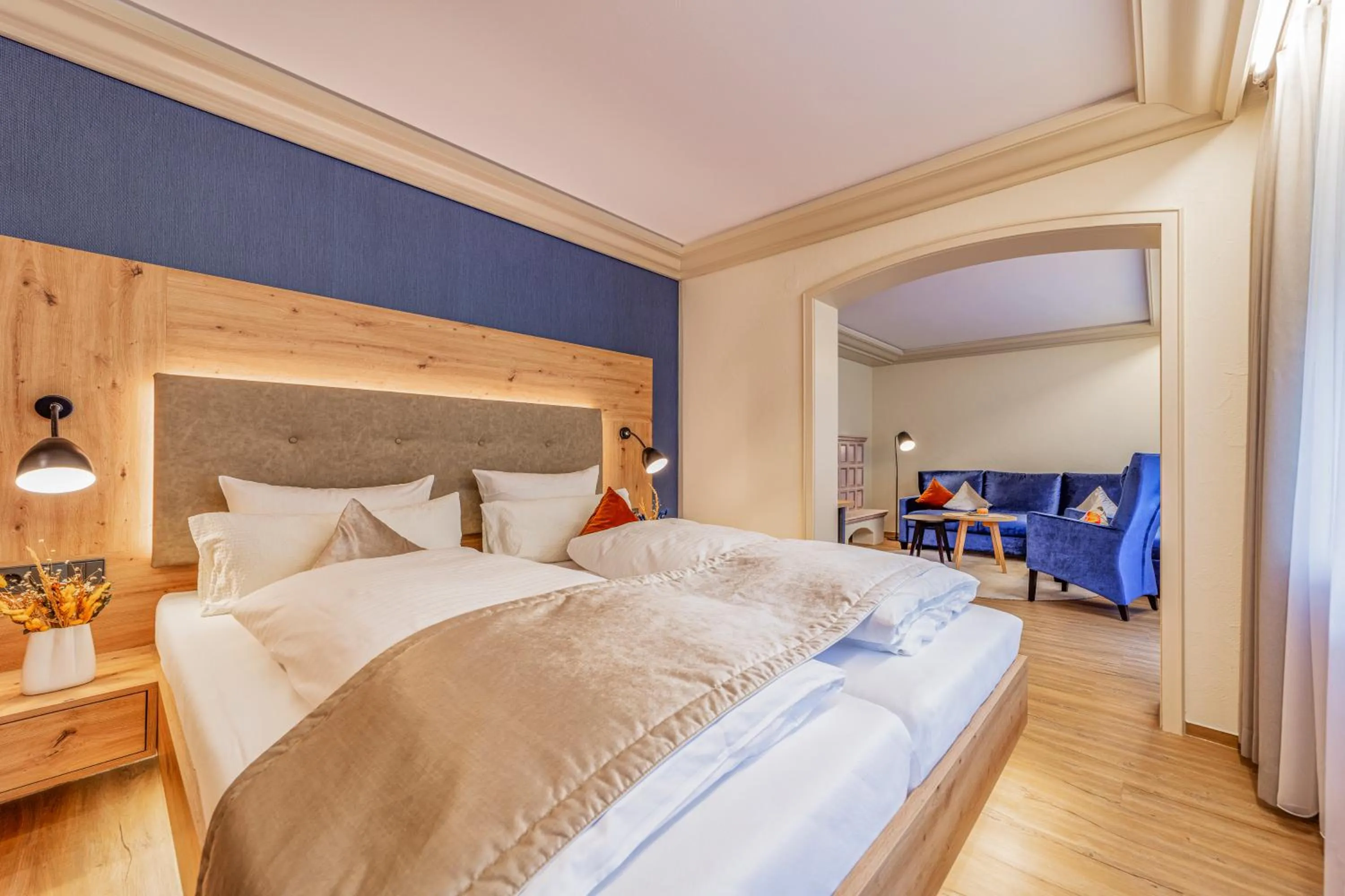 Bed in Hotel Langenwaldsee