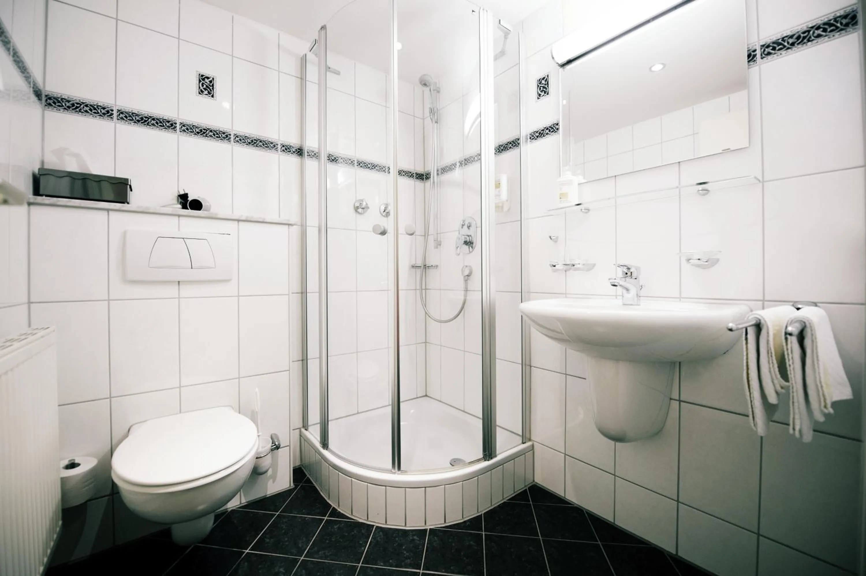 Shower in Hotel Langenwaldsee