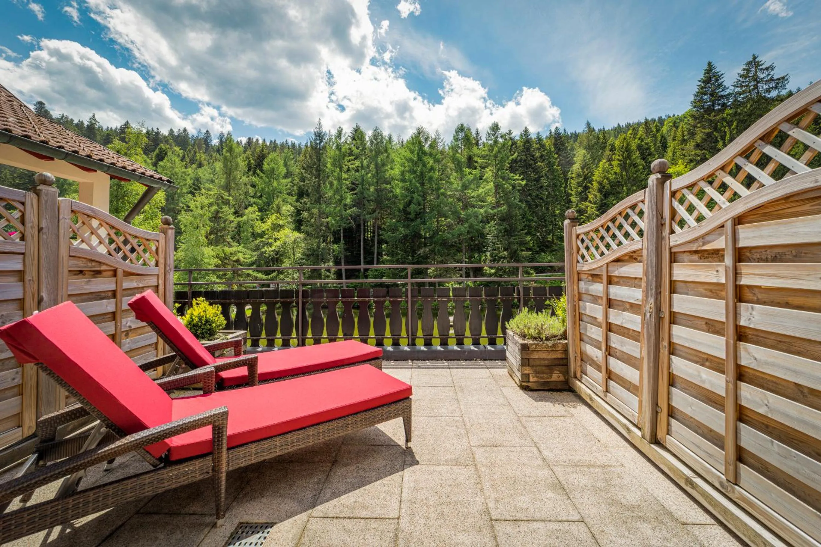 Balcony/Terrace in Hotel Langenwaldsee