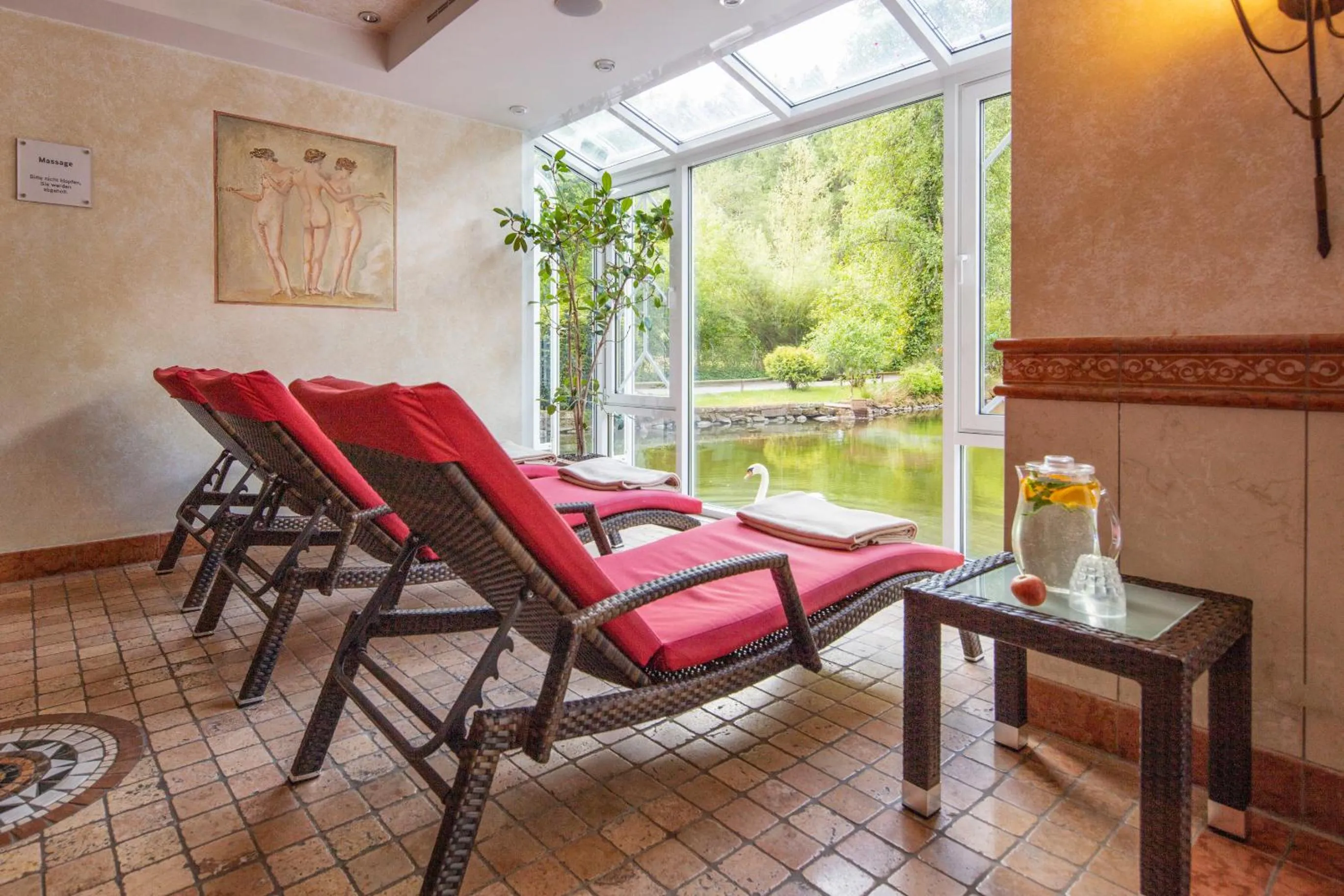 Spa and wellness centre/facilities in Hotel Langenwaldsee