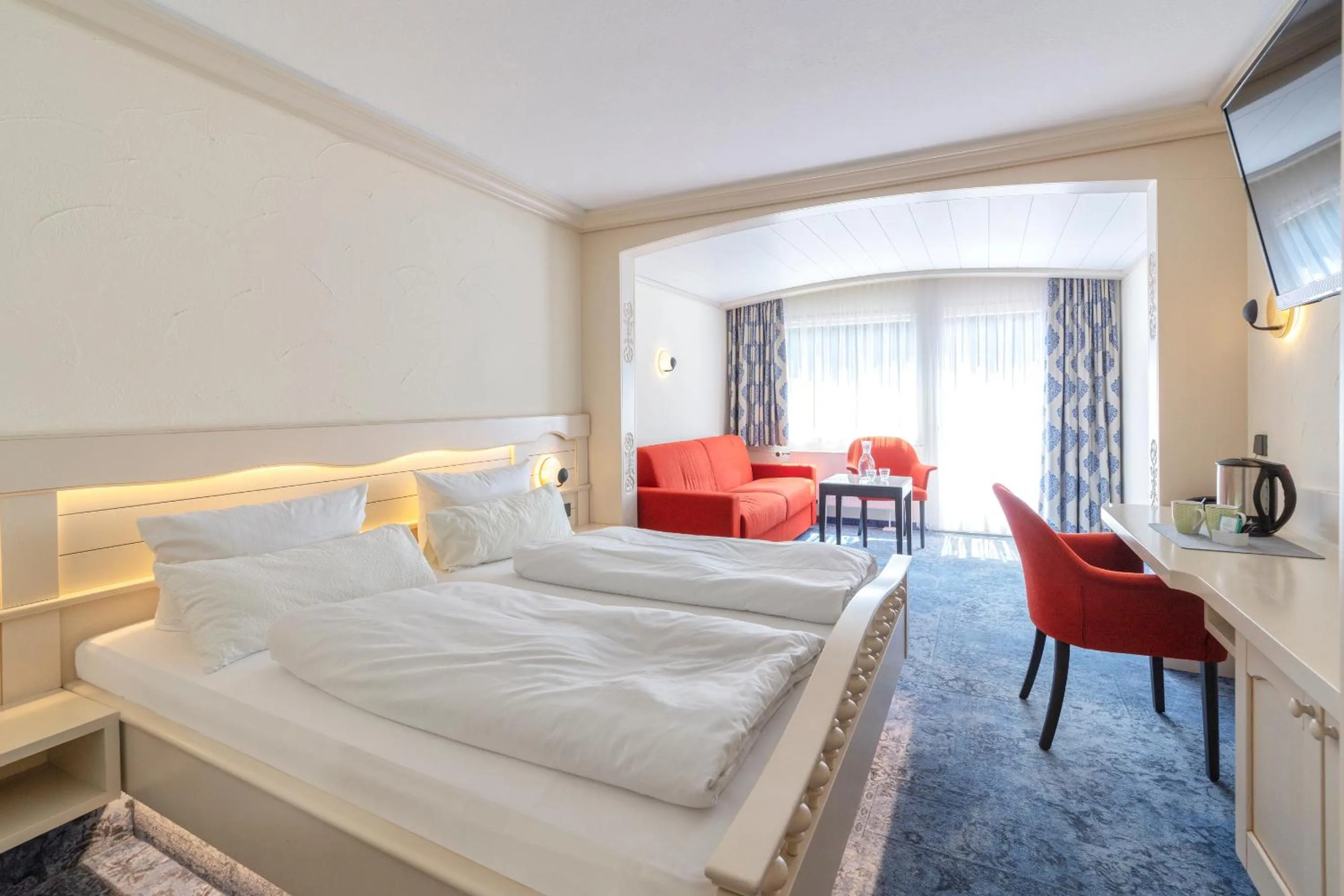 Bed in Hotel Langenwaldsee