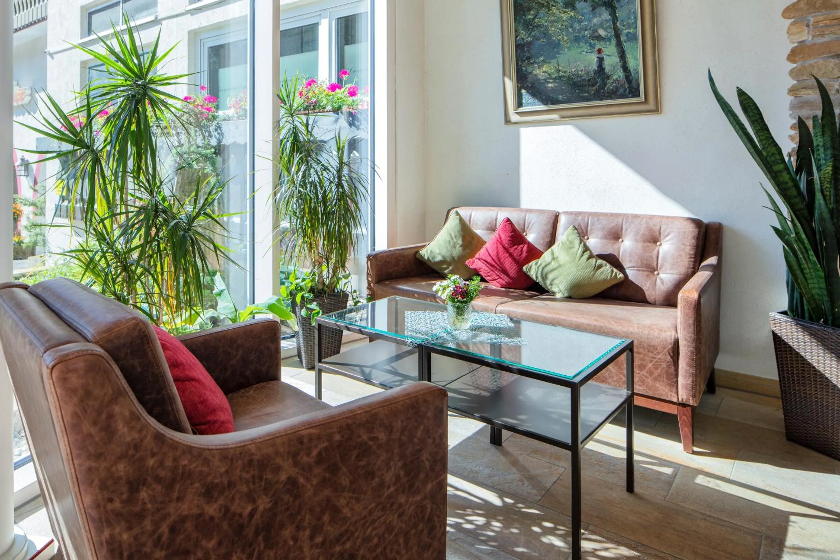 Lobby or reception in Hotel Langenwaldsee