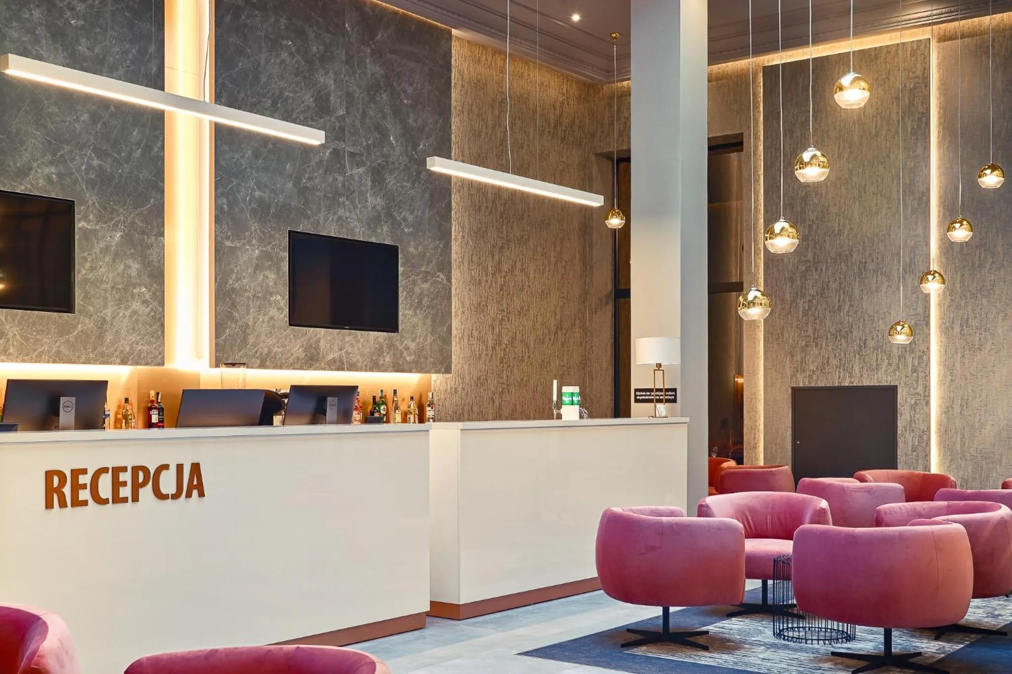Lounge or bar in Grand Focus Hotel Szczecin