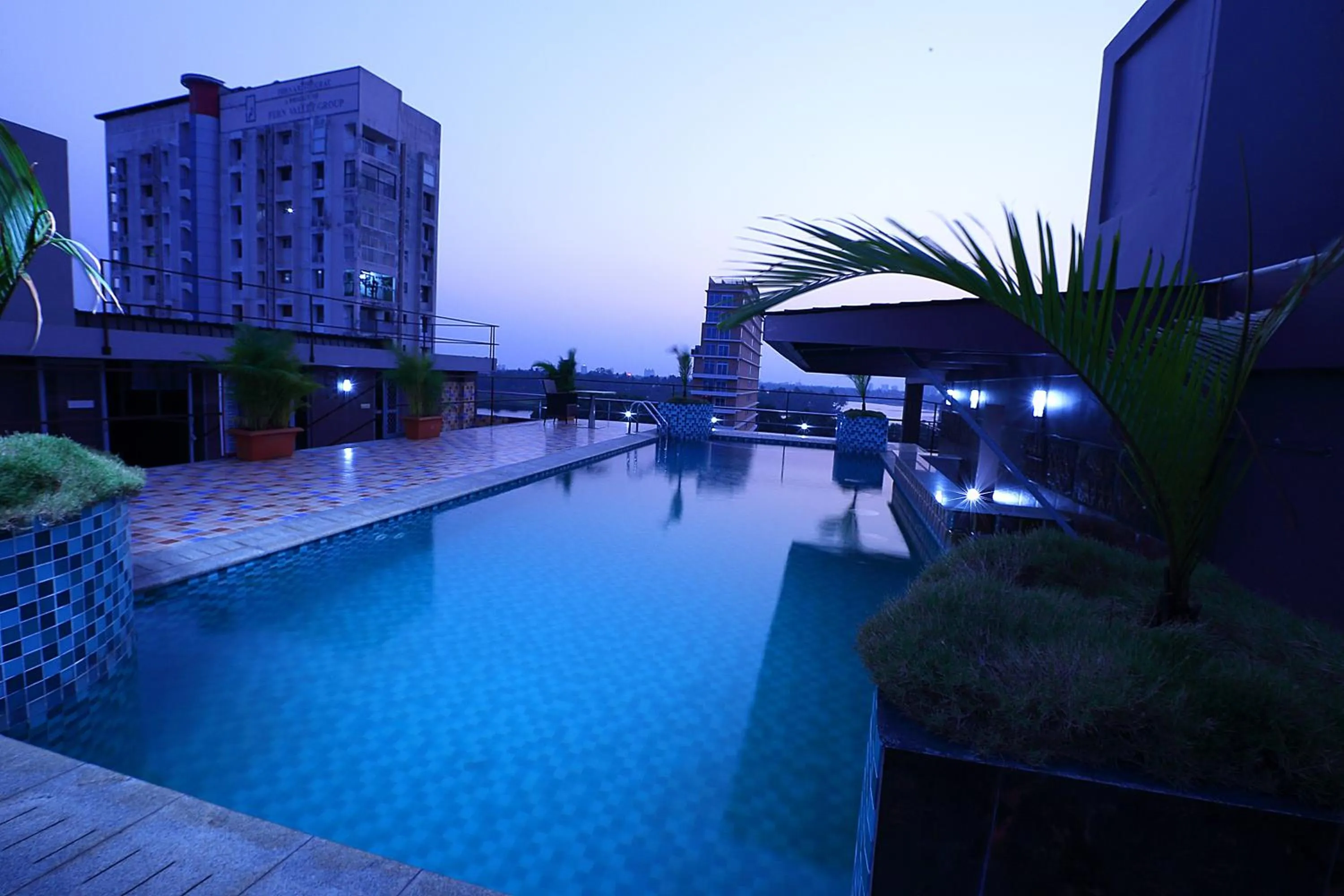 Swimming pool in Cochin Legacy