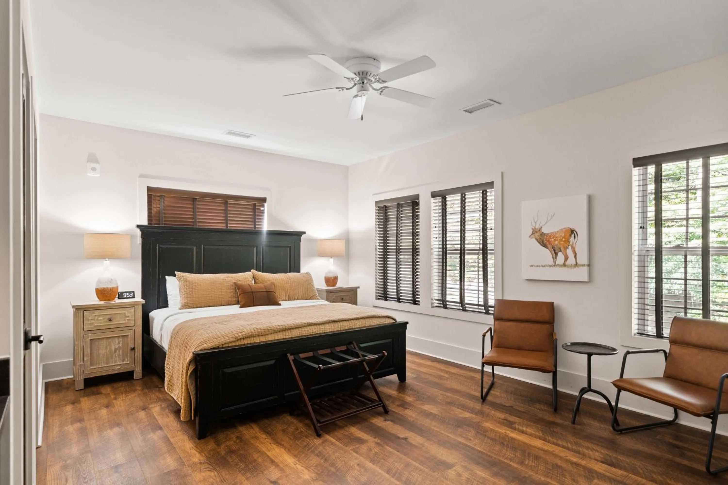 Bed in The Blowing Rock Manor