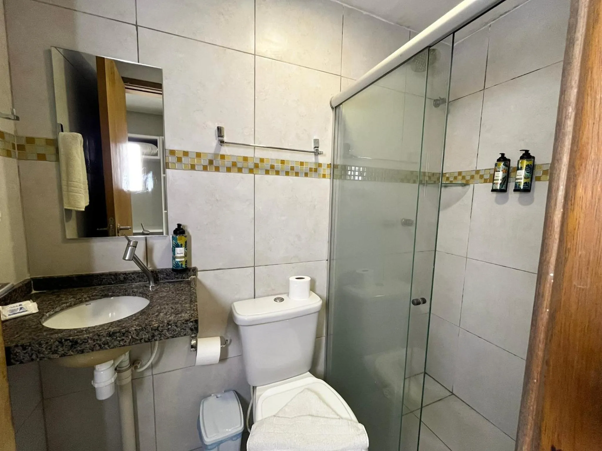 Bathroom in Pousada Unaí