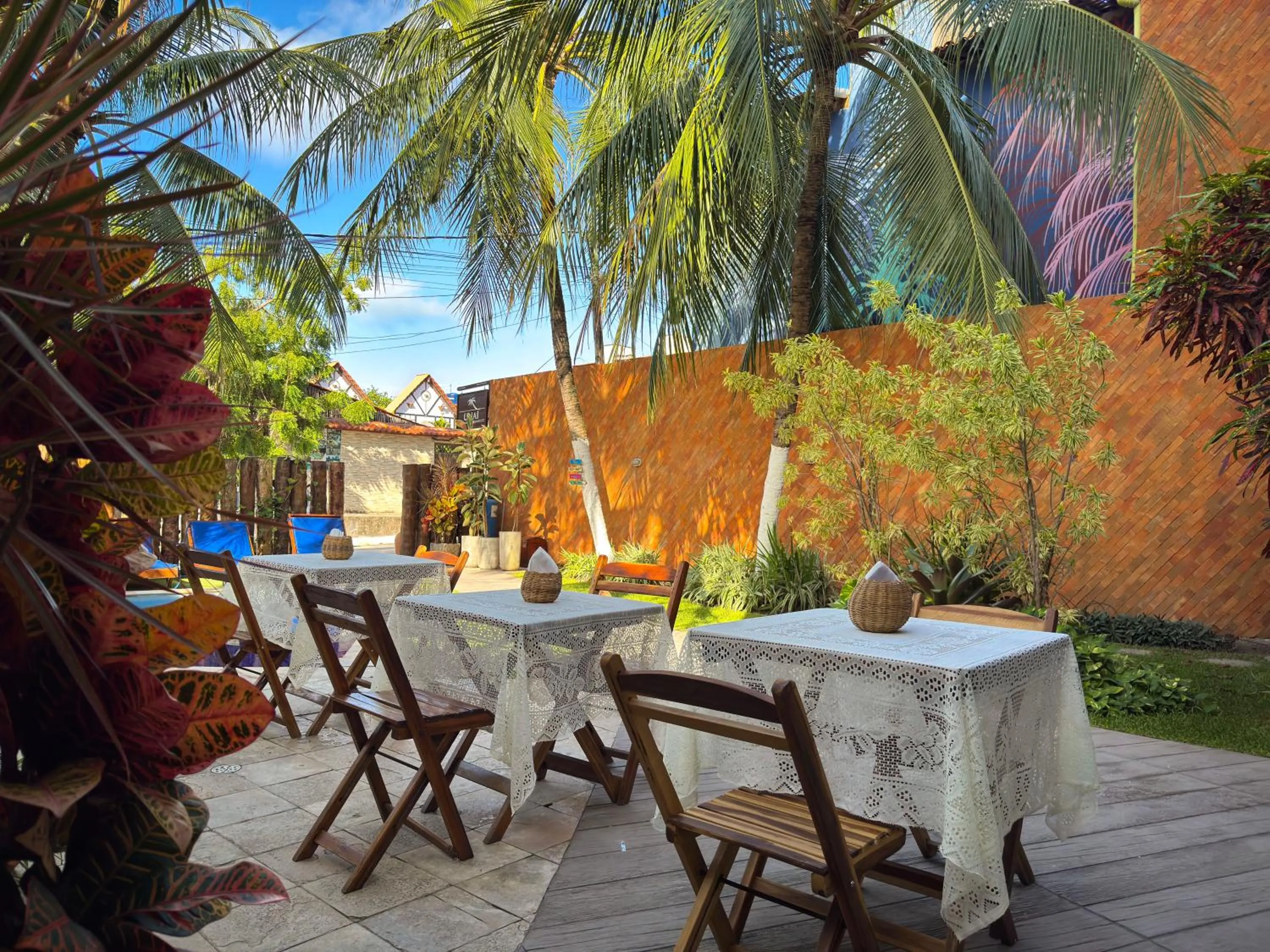 Dining area in Pousada Unaí
