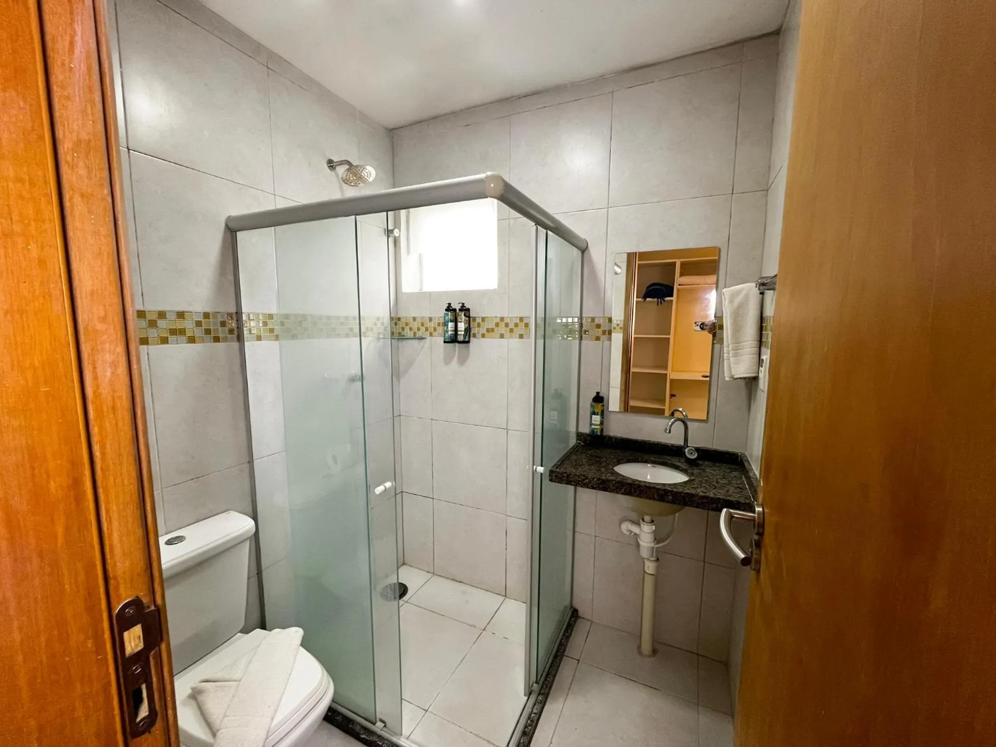 Bathroom in Pousada Unaí