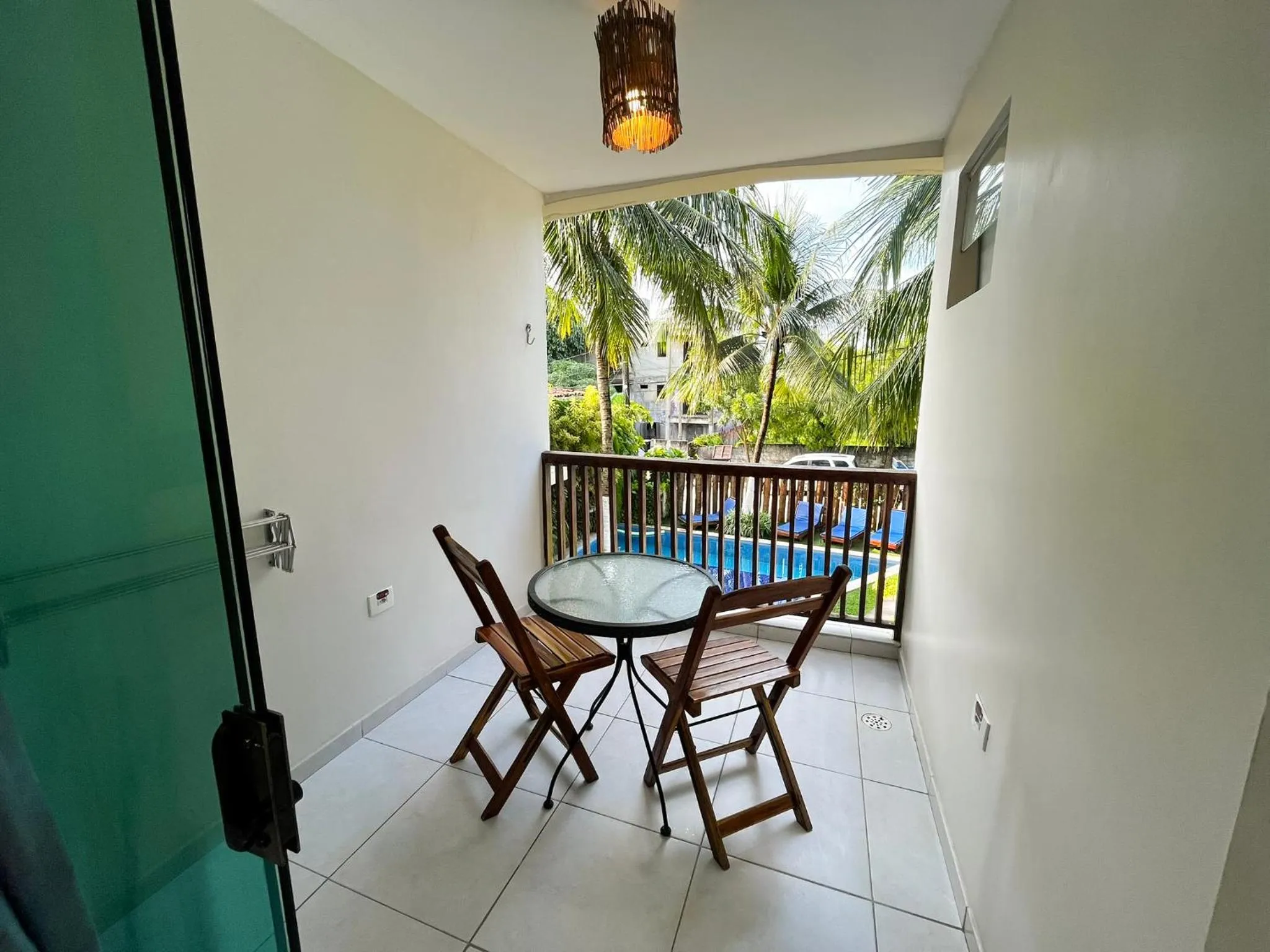 Balcony/Terrace in Pousada Unaí