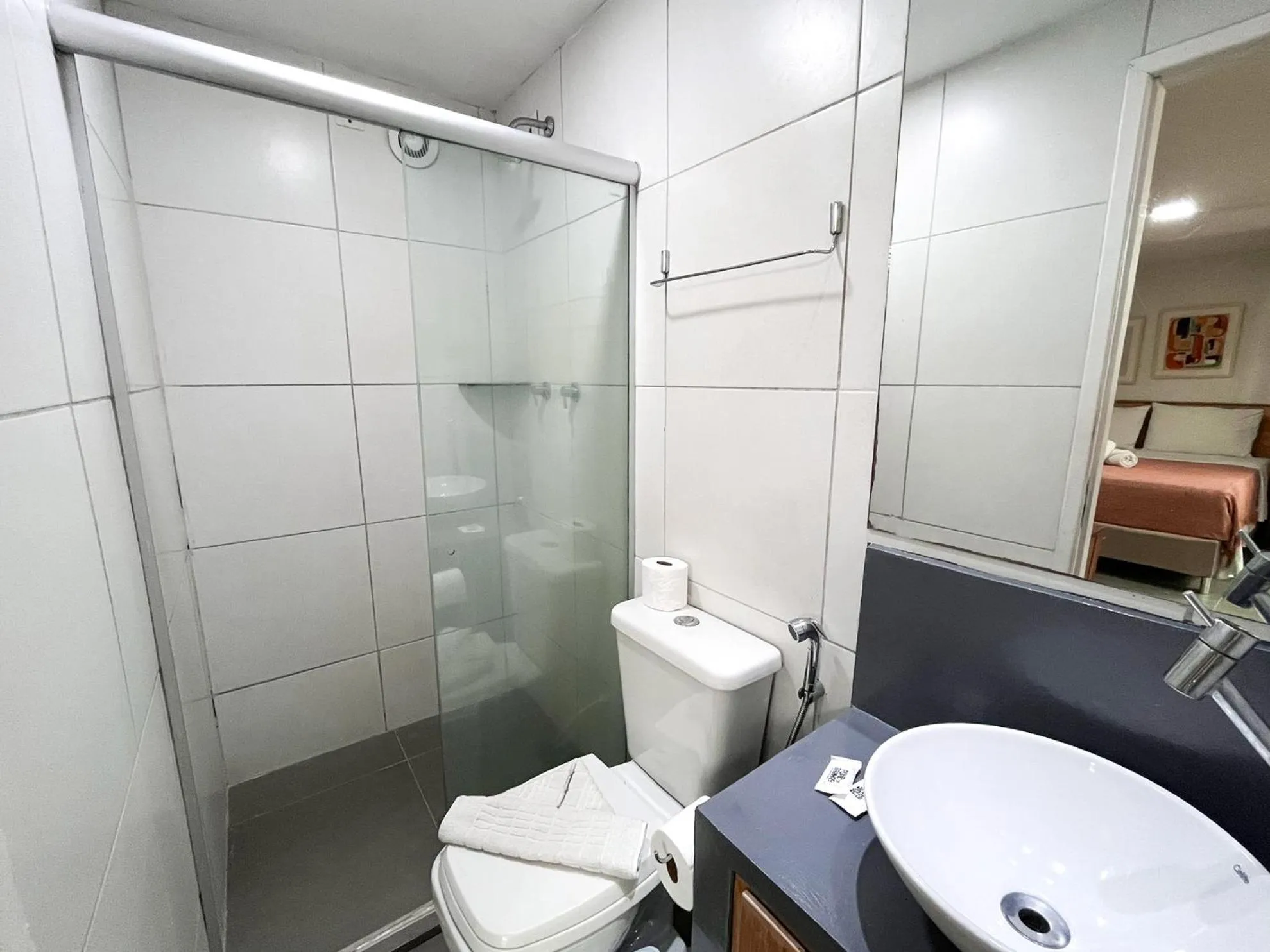 Bathroom in Pousada Unaí