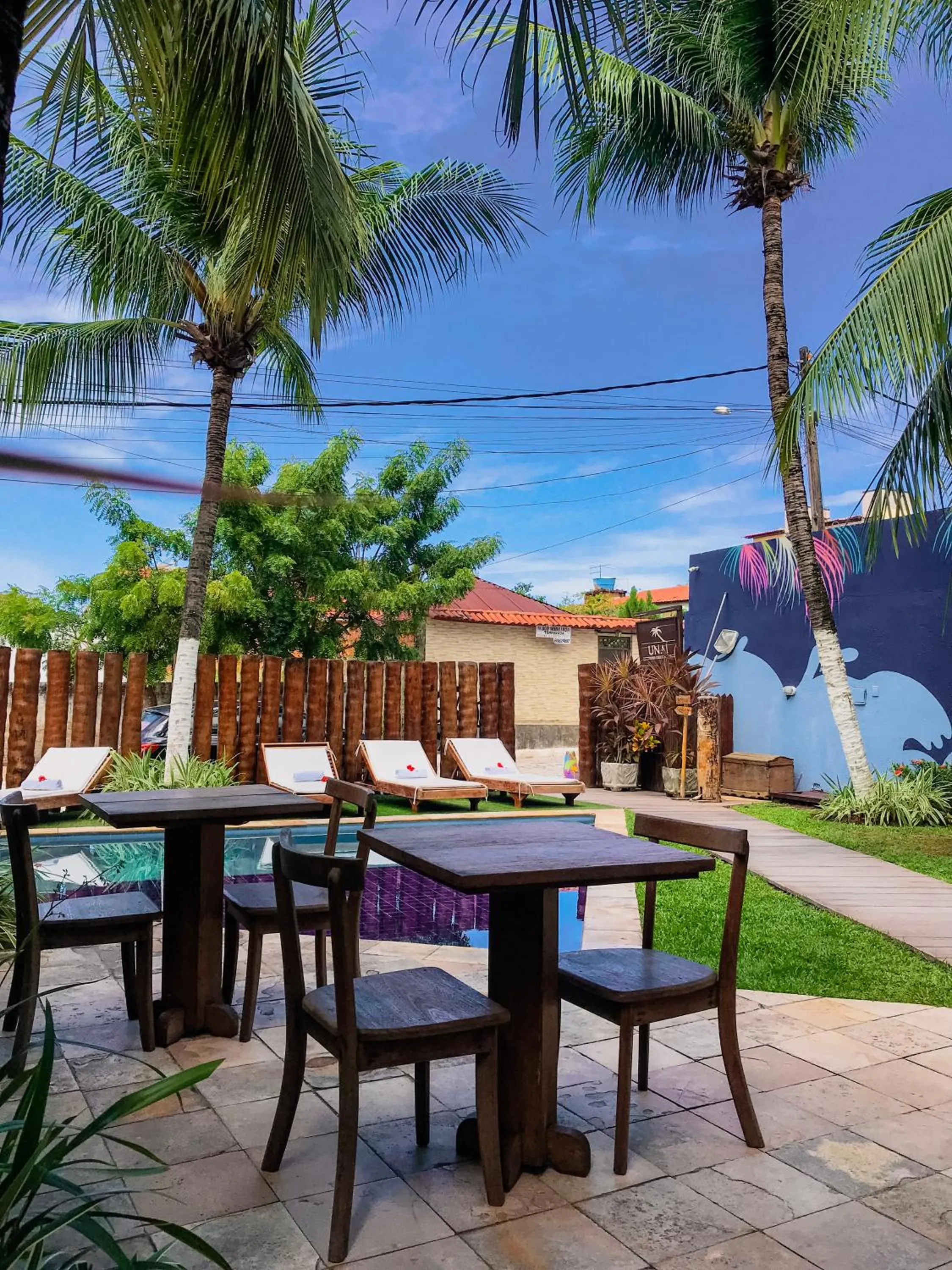 Swimming pool in Pousada Unaí