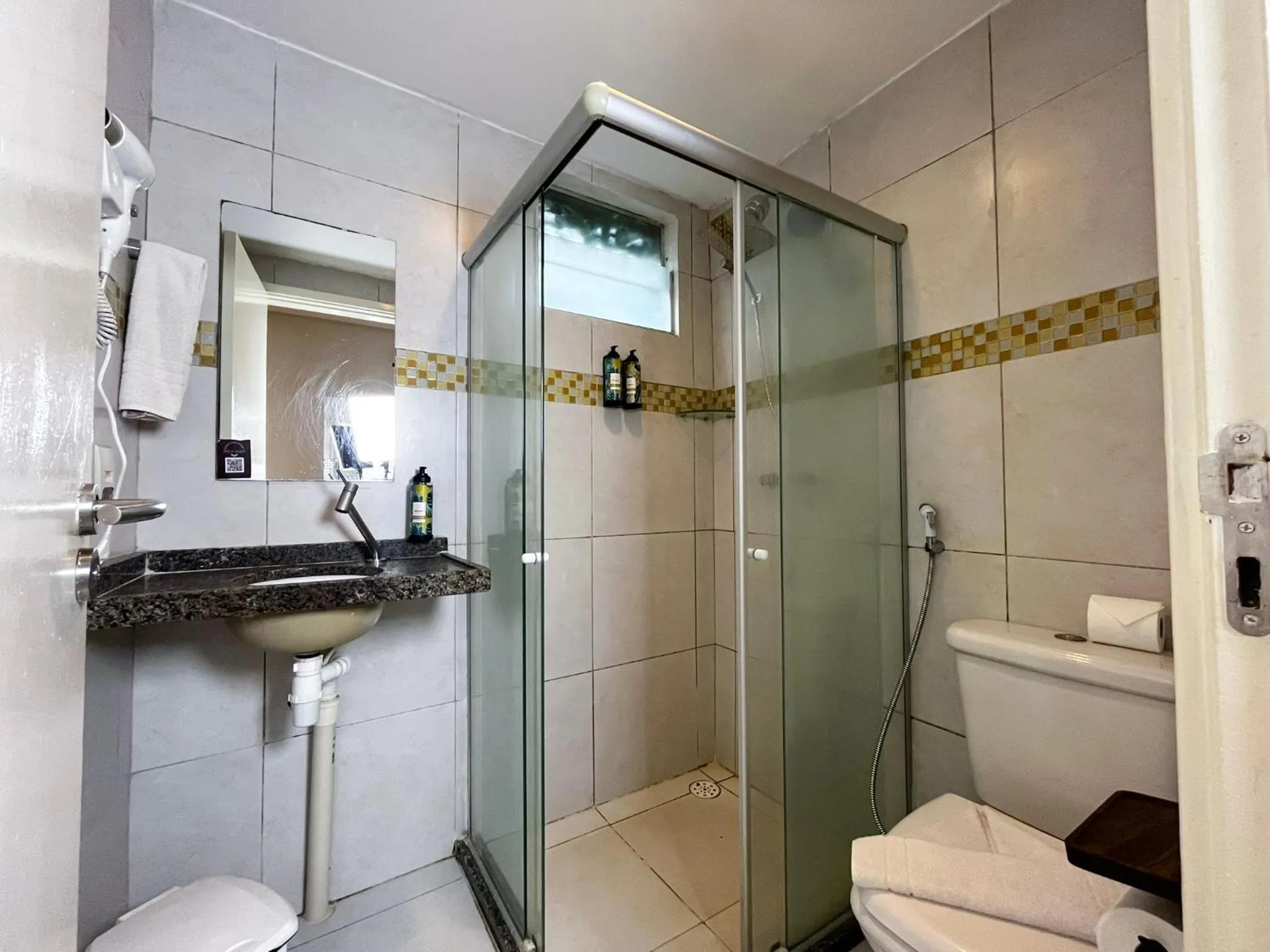 Bathroom in Pousada Unaí