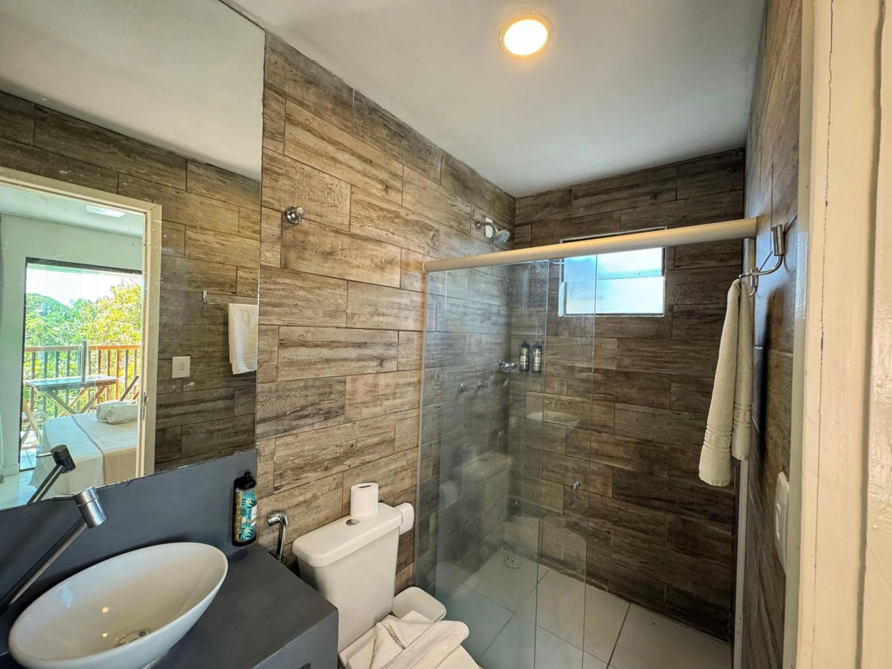 Bathroom in Pousada Unaí