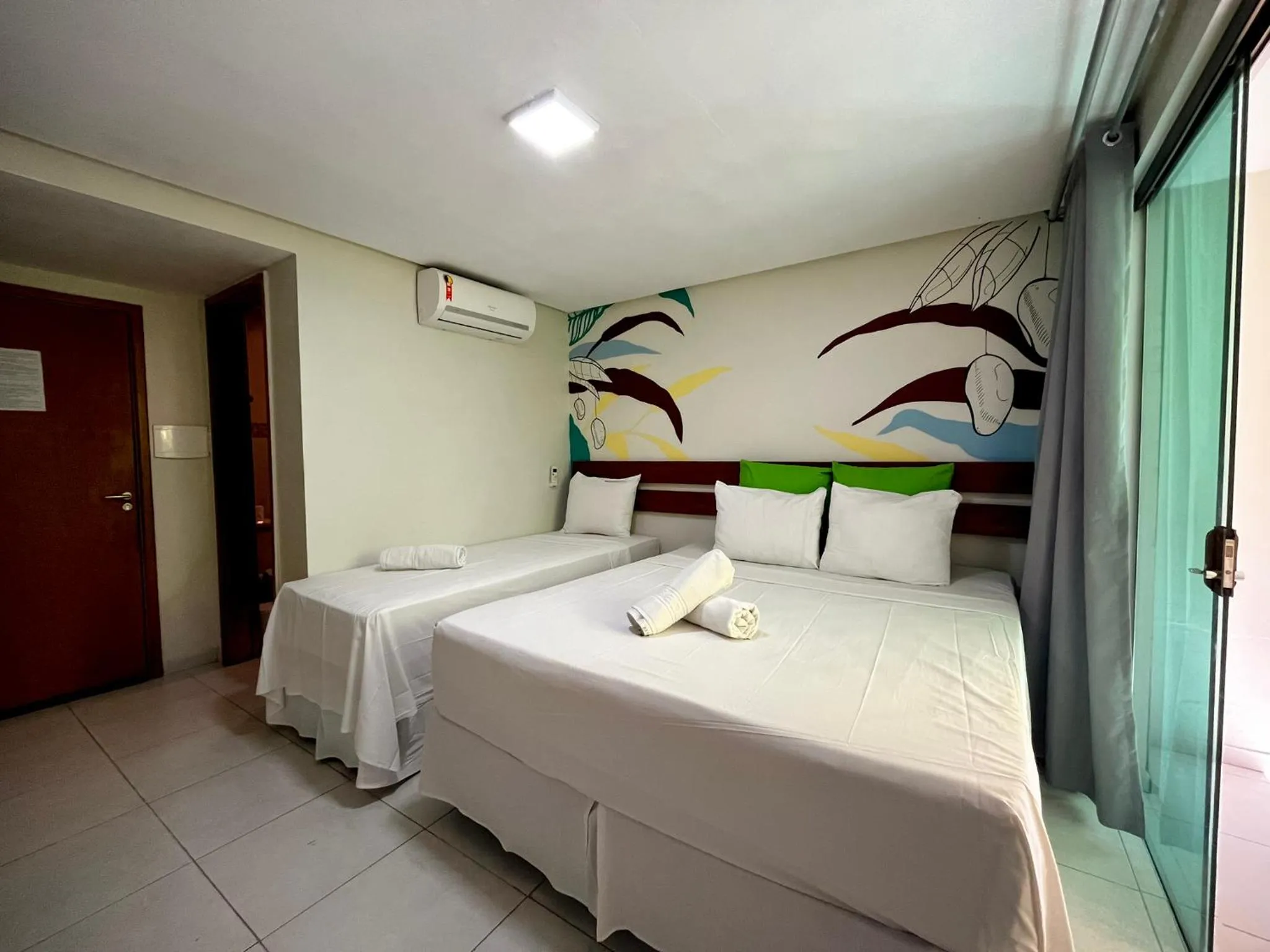 Bed in Pousada Unaí