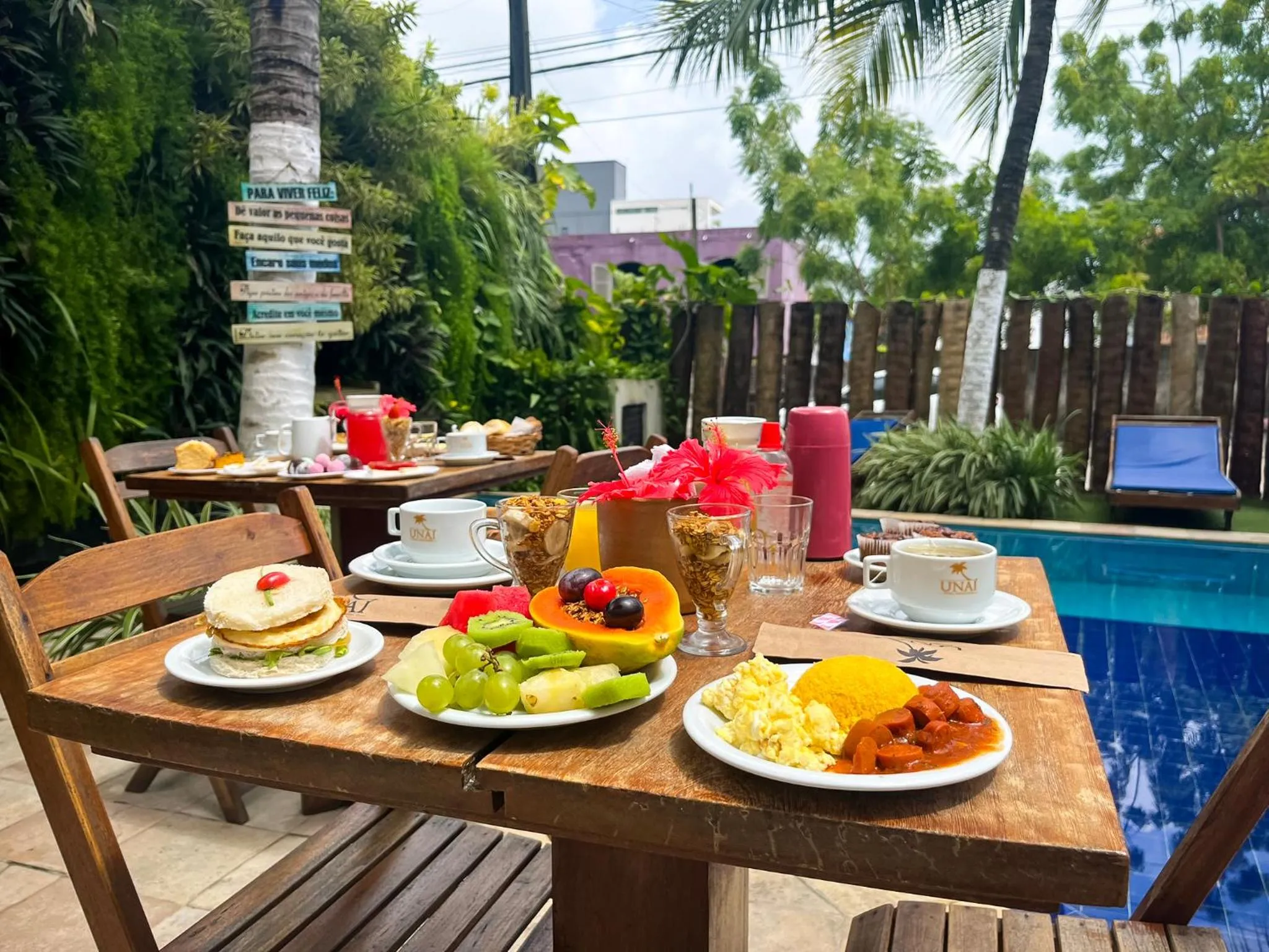Breakfast in Pousada Unaí