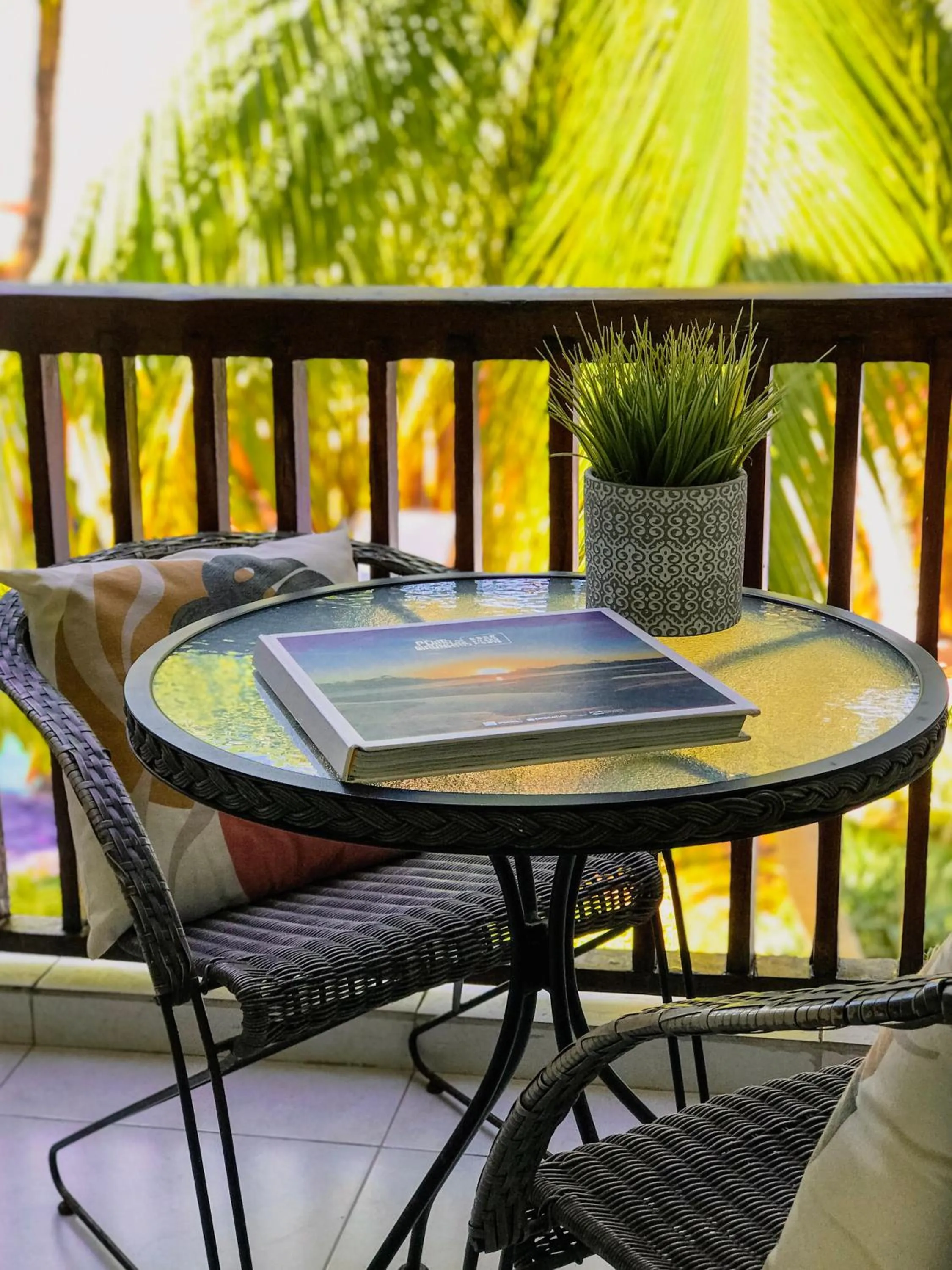 Balcony/Terrace in Pousada Unaí