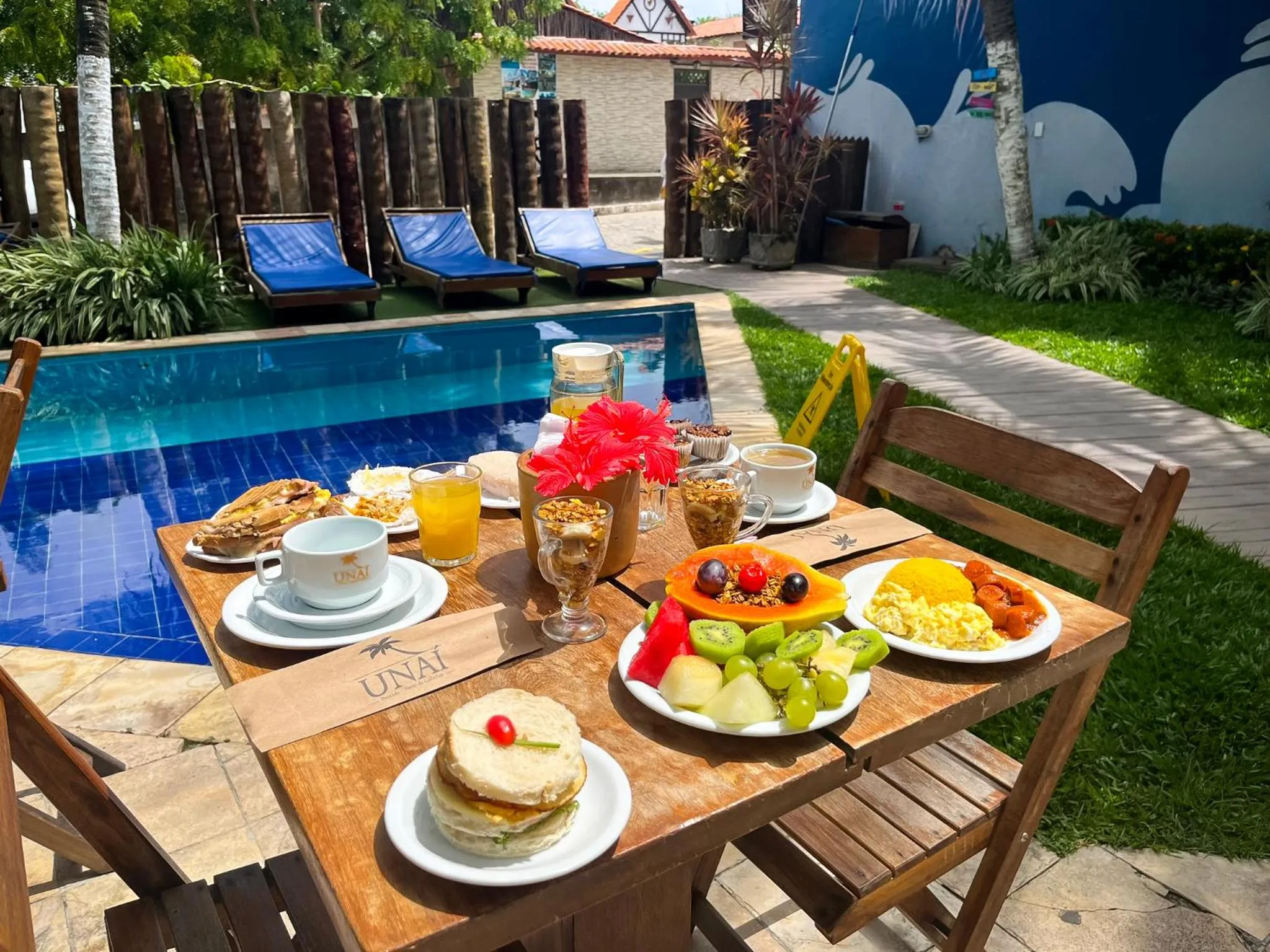 Breakfast in Pousada Unaí