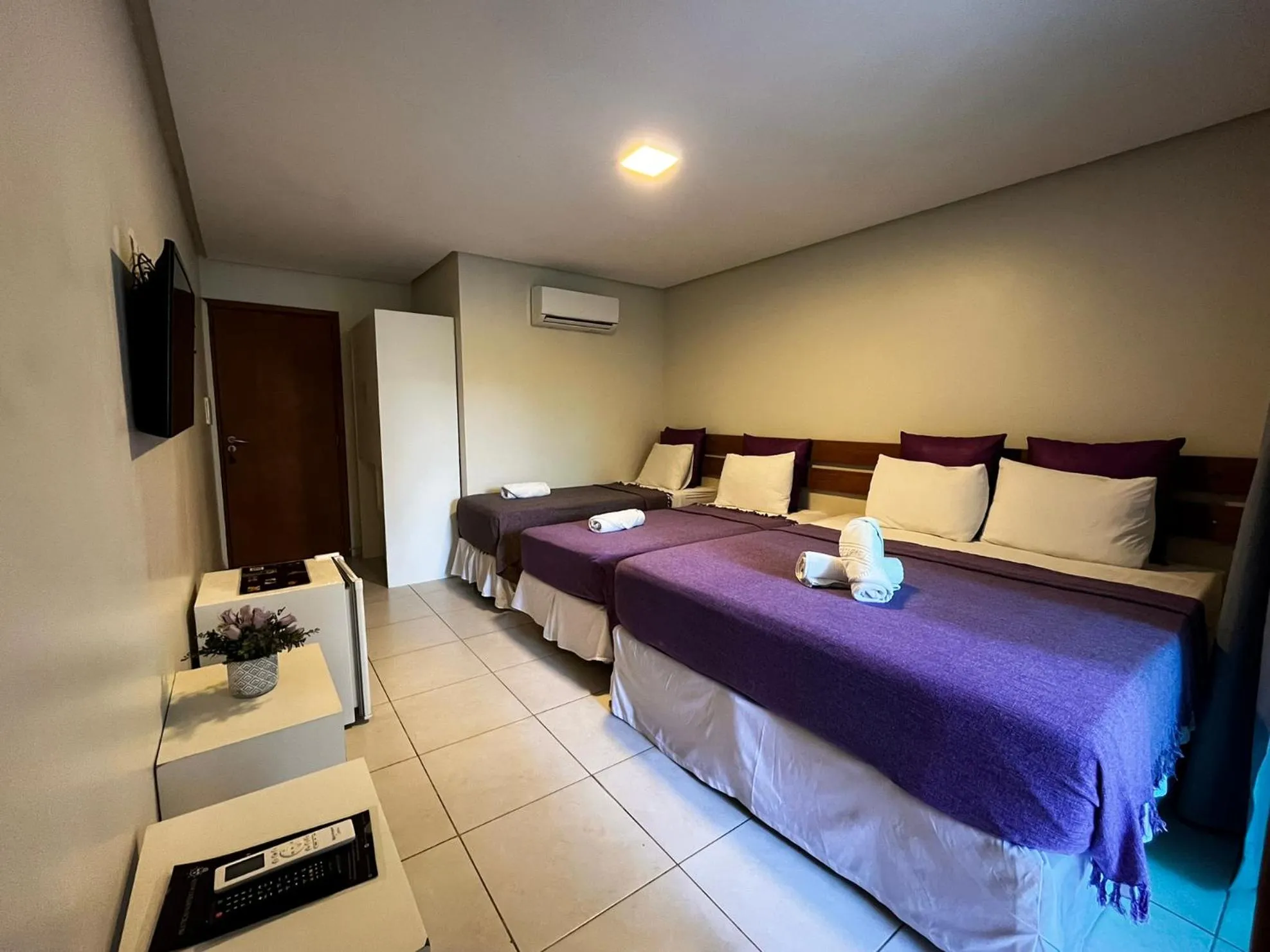 Bed in Pousada Unaí