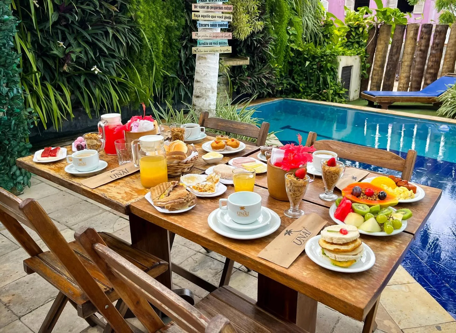 Breakfast in Pousada Unaí