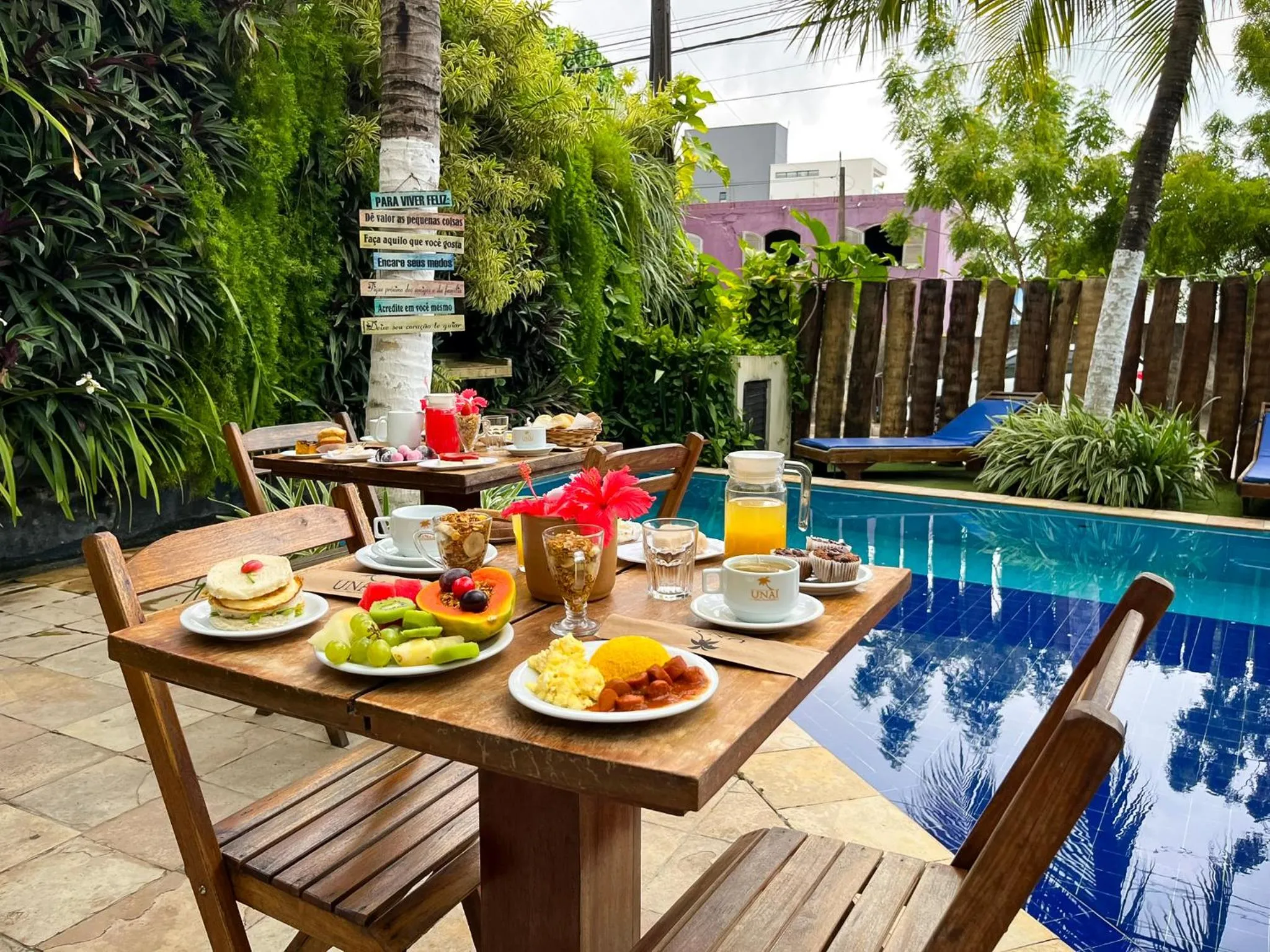 Breakfast in Pousada Unaí