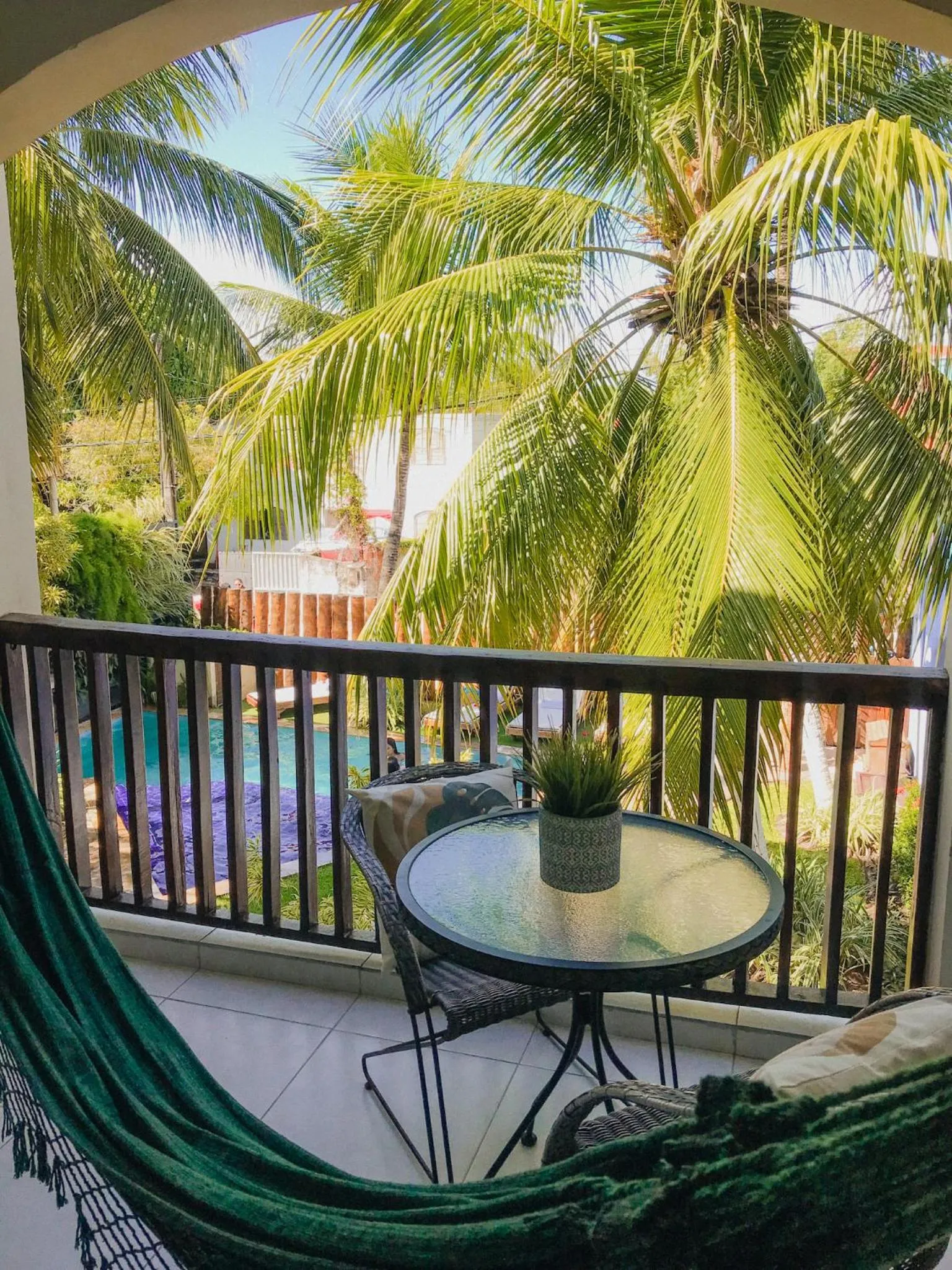 Balcony/Terrace in Pousada Unaí