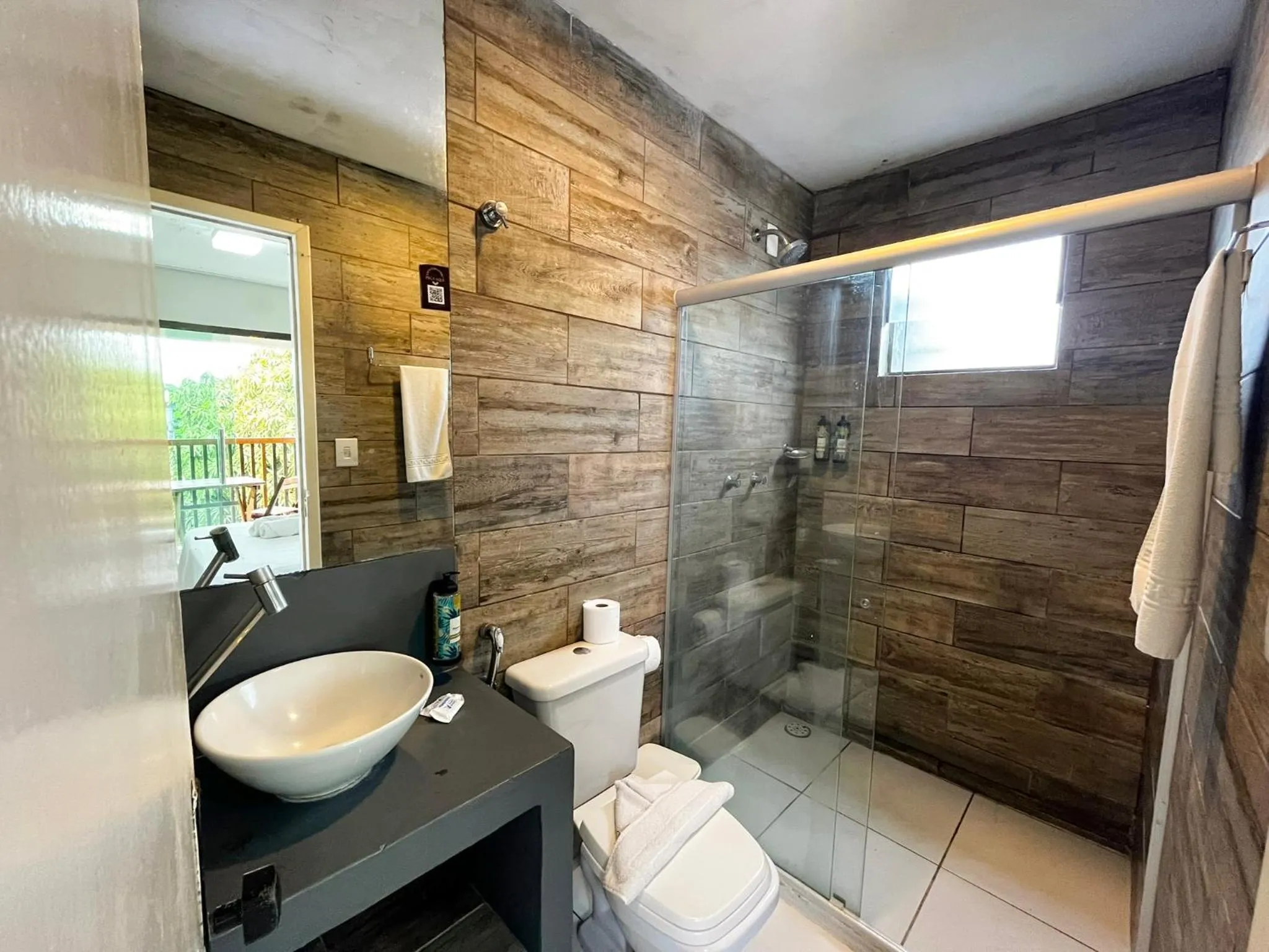 Bathroom in Pousada Unaí