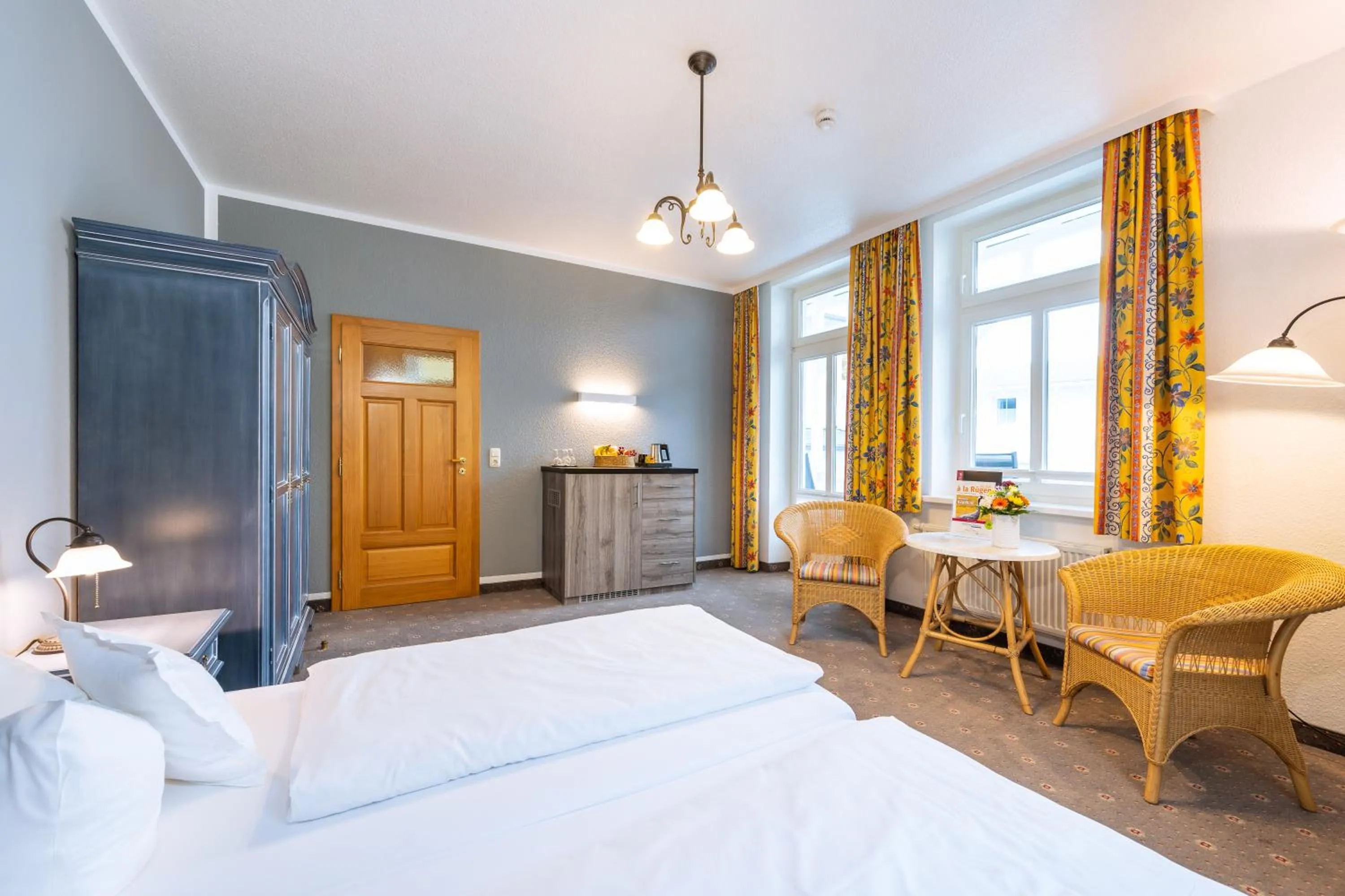 Living room, Bed in Hotel Garni Getreuer Eckart