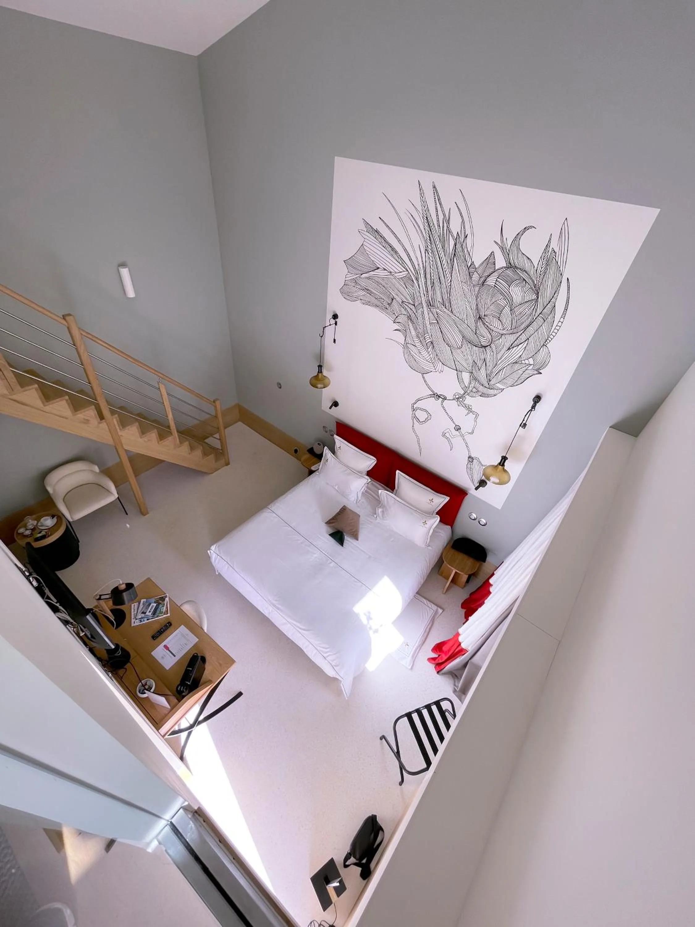 Bed in AUX DUCS DE SIENNE